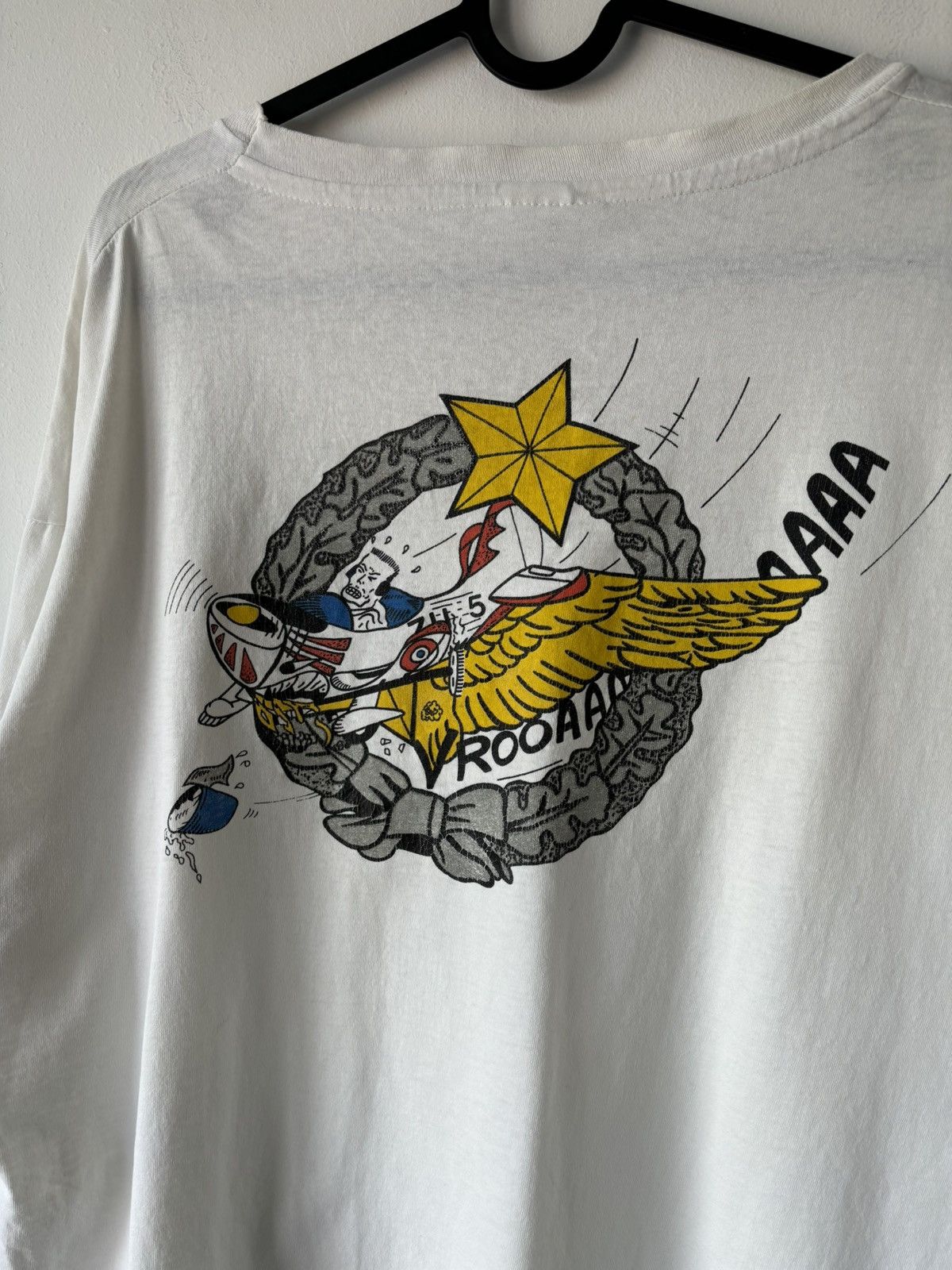 Hanes Vintage 90s Air Force Tee Size US XL / EU 56 / 4 - 7 Thumbnail