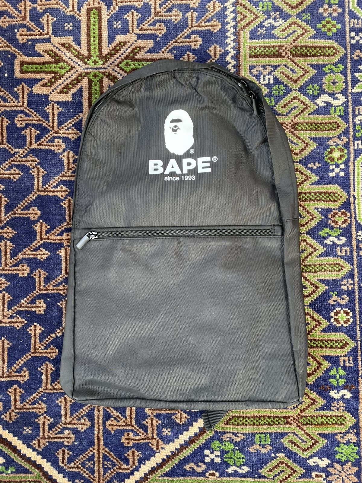 Bape A BATHING APE Monkey Face Rucksack / Backpack Black | Grailed