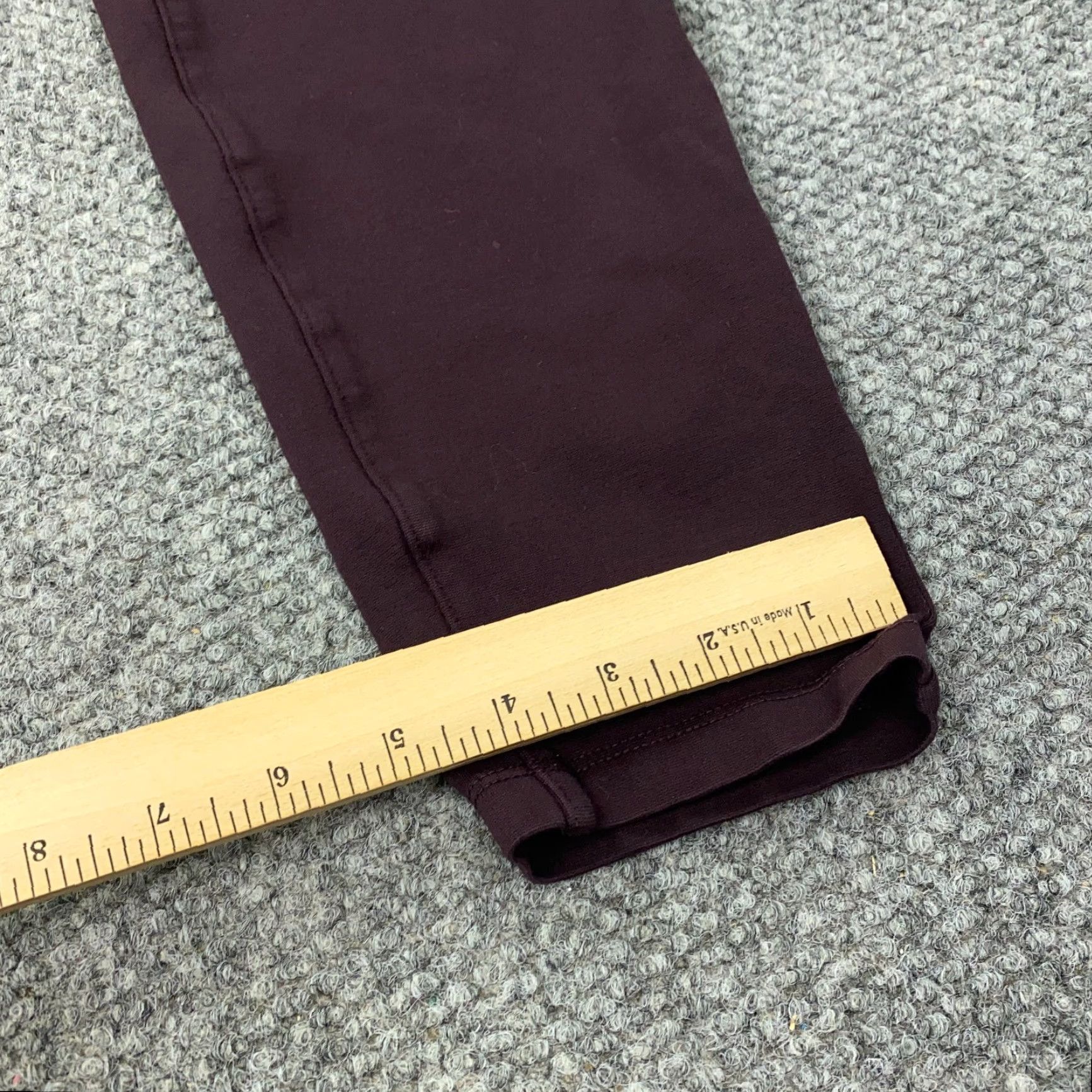 Vintage Liverpool Pants Womens Size 12 Purple Mid-Rise Business Casual Office Pants Size 34" / US 12 / IT 48 - 6 Thumbnail