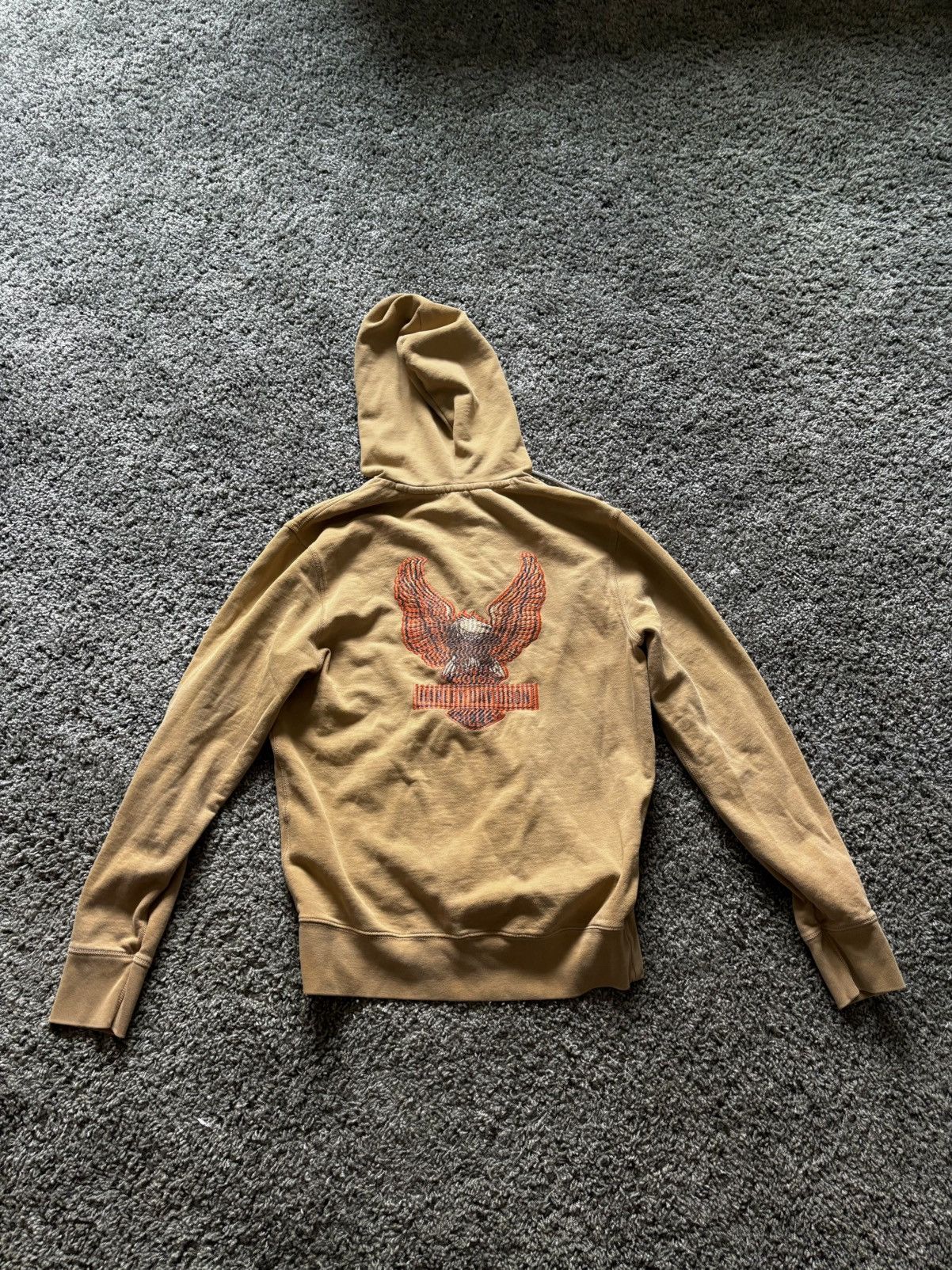 Harley Davidson Medium, Harley Davidson, Tan, Zip-up Hoodie Size US M / EU 48-50 / 2 - 2 Thumbnail