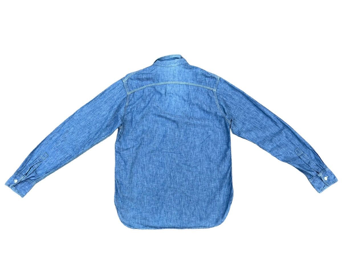 FOB Factory FOB Factory Japan Selvedge Chambray Work Shirt Size US M / EU 48-50 / 2 - 2 Thumbnail