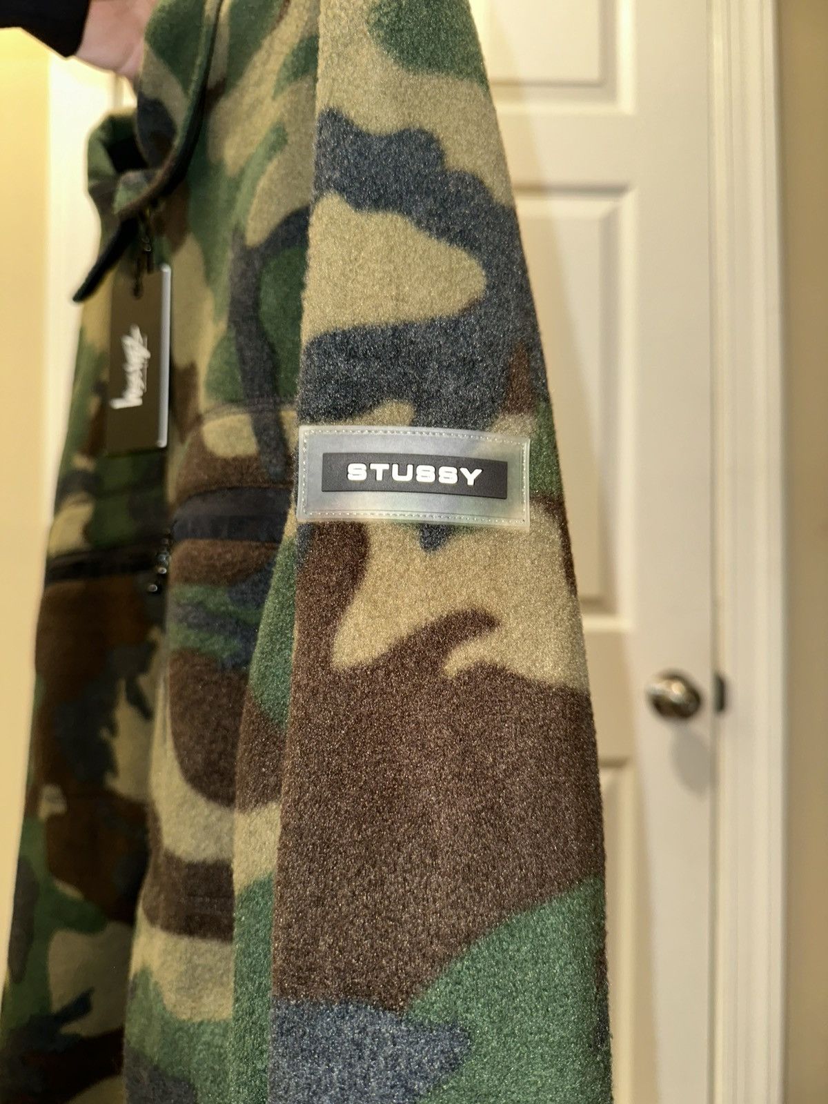 Stussy Stussy Camo Fleece Zip Up Shirt Size US M / EU 48-50 / 2 - 4 Thumbnail