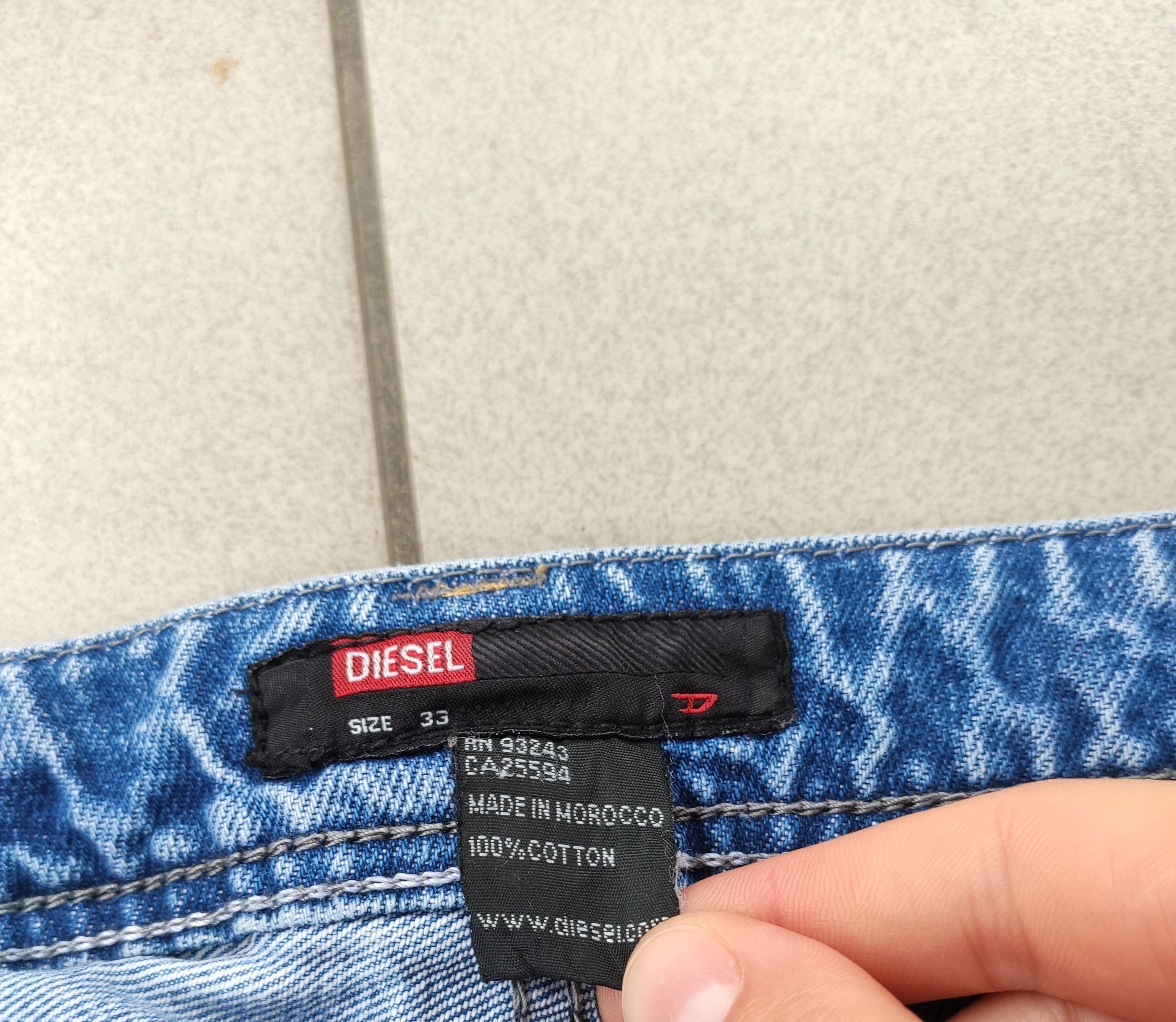 Diesel Diesel denim pants trousers straight starboy Size US 33 - 7 Thumbnail