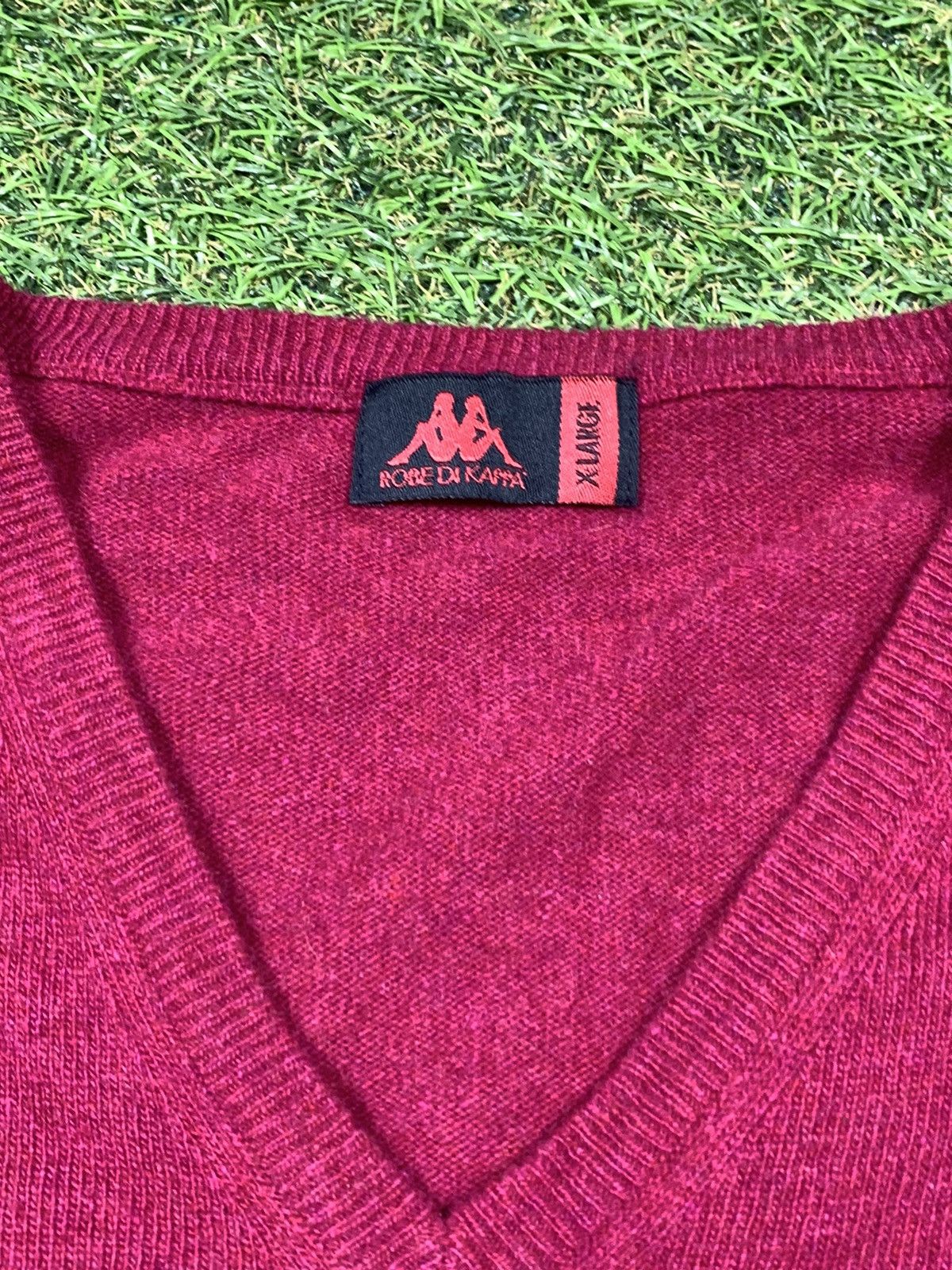 Kappa Vintage Y2K Kappa sweater v-neck casual style size XL Size US XL / EU 56 / 4 - 4 Thumbnail
