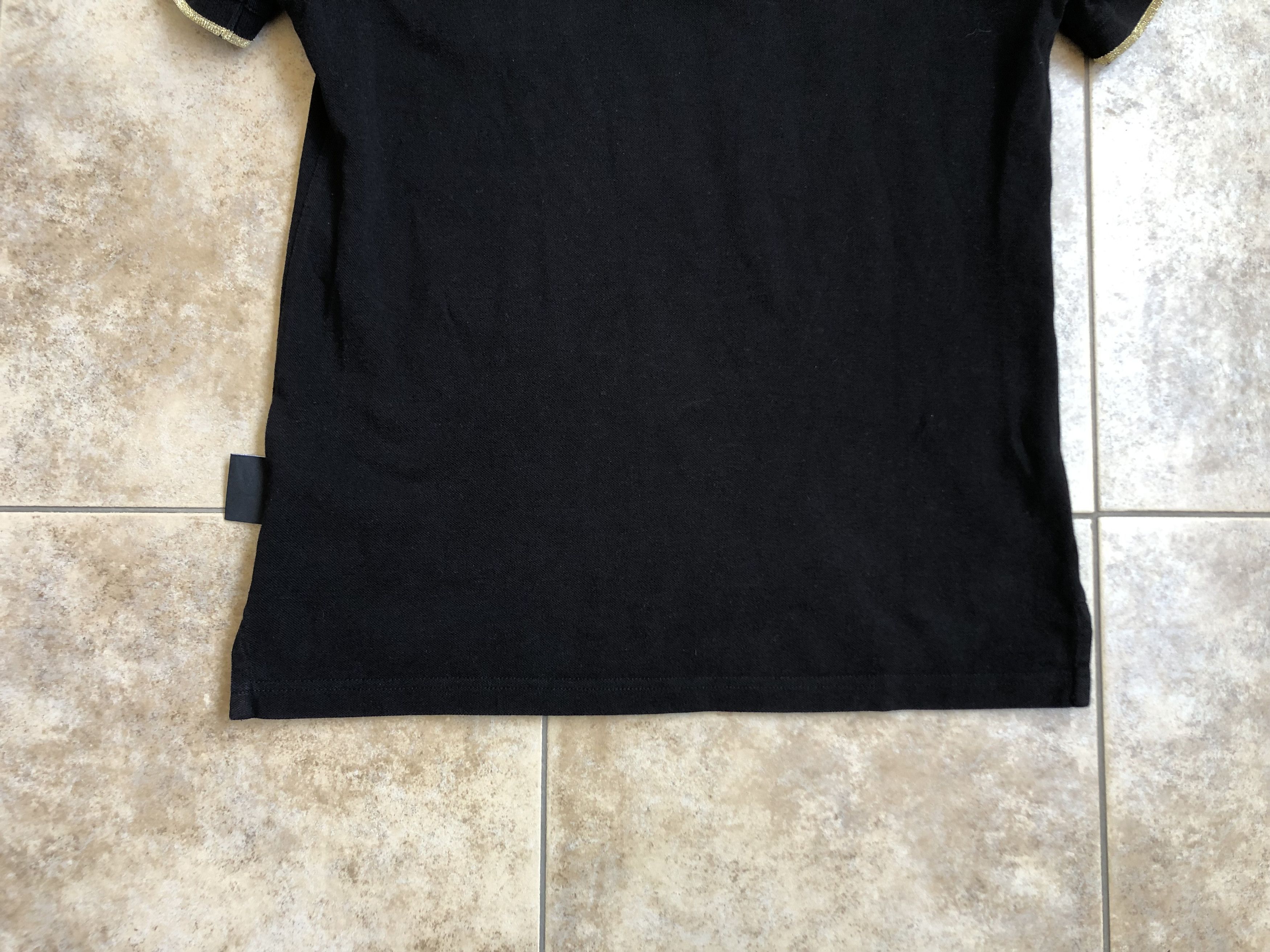 Versace Jeans Couture Versace Jeans Couture Black Polo T-Shirt Cotton Size US S / EU 44-46 / 1 - 21 Thumbnail