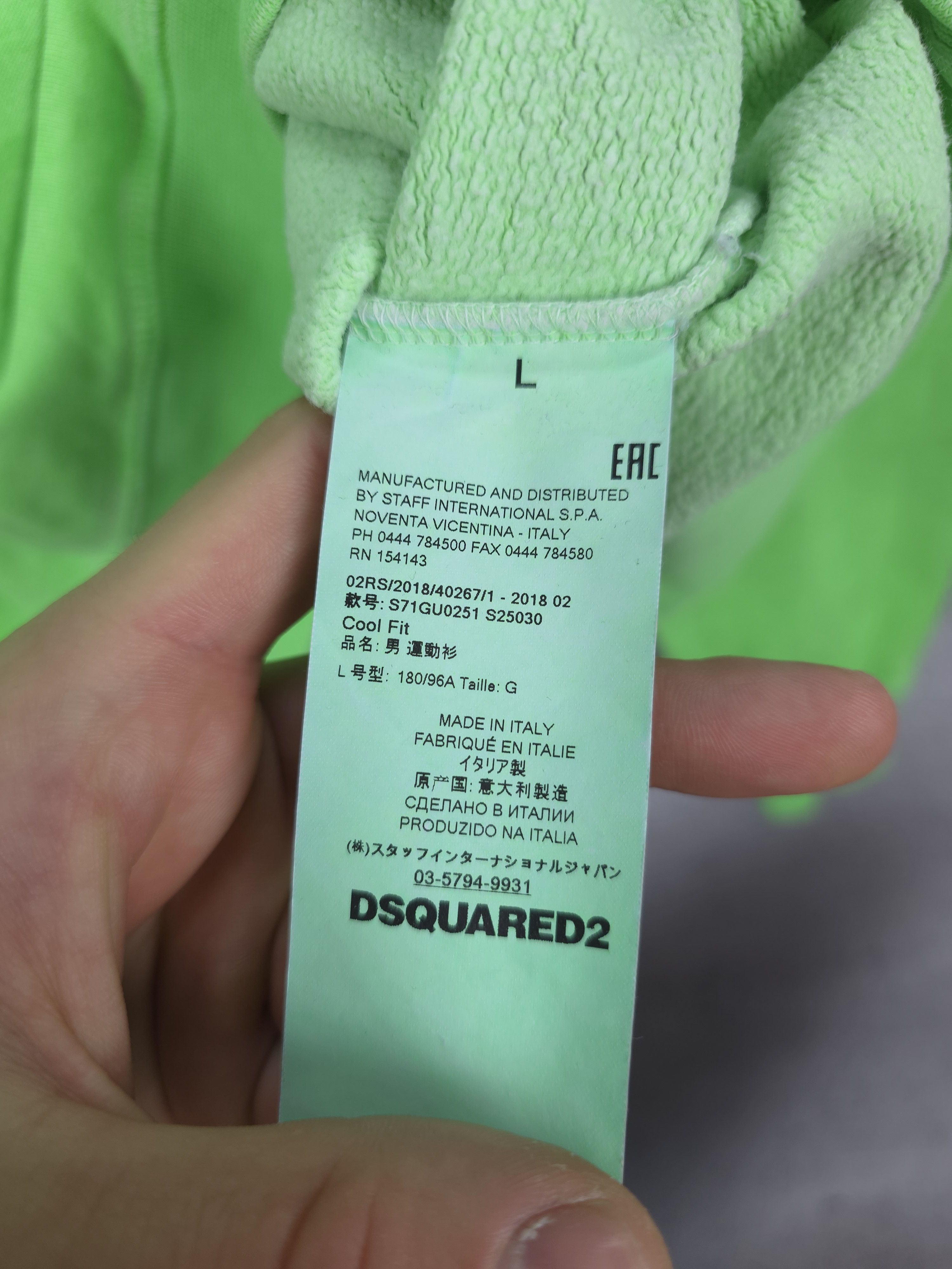 Dsquared2 Dsquared2 Boxy fit neon Crewneck Size US L / EU 52-54 / 3 - 9 Thumbnail