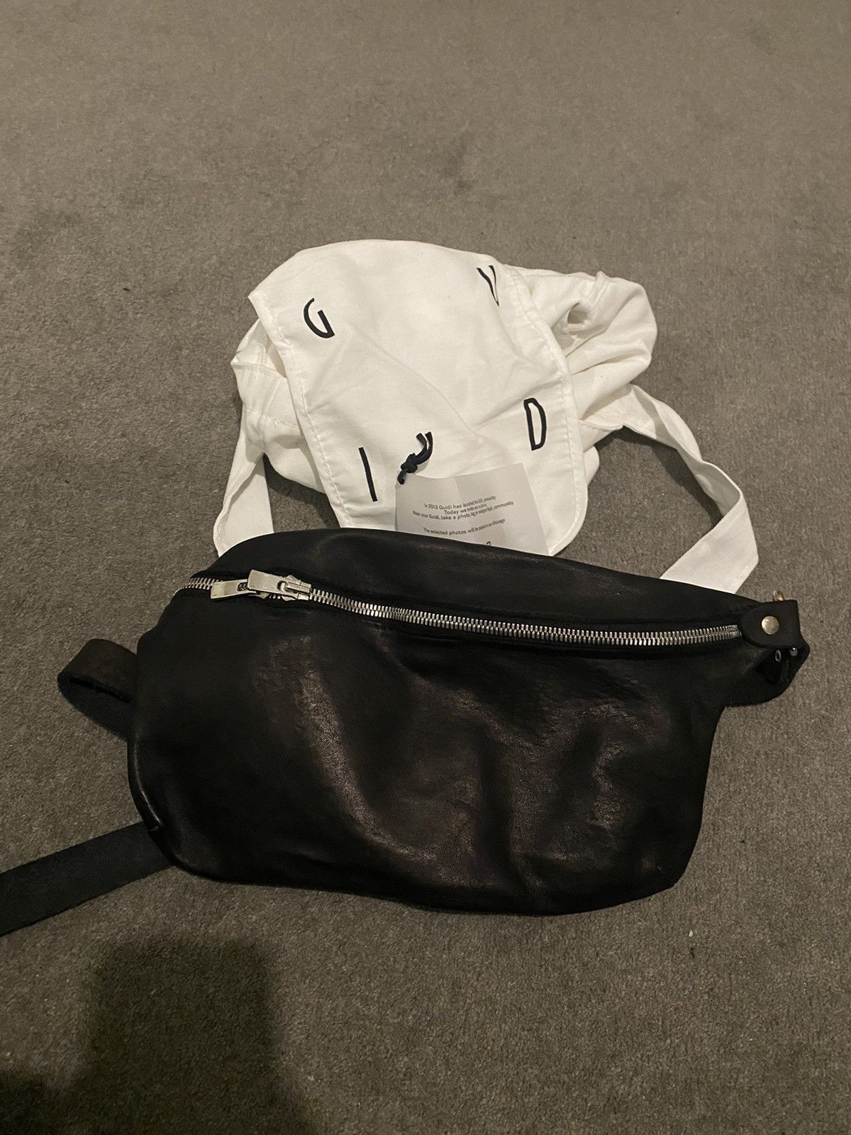 image of Guidi Shoulder Bag in Black, Men's