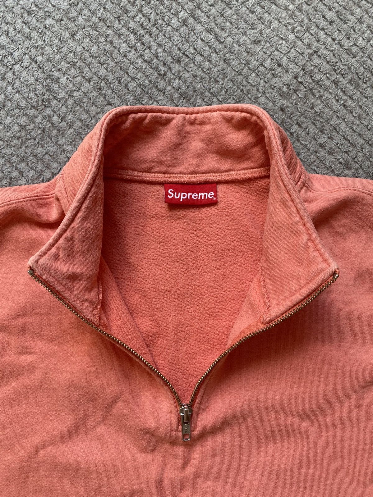 Supreme Supreme Logo Piping Half-Zip Sweatshirt Size US L / EU 52-54 / 3 - 5 Thumbnail
