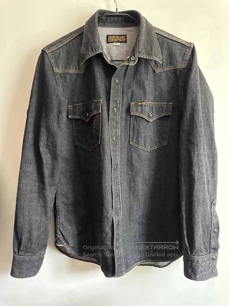 Iron Heart Iron Heart A classic heavy slim western shirt Size US L / EU 52-54 / 3 - 1 Thumbnail