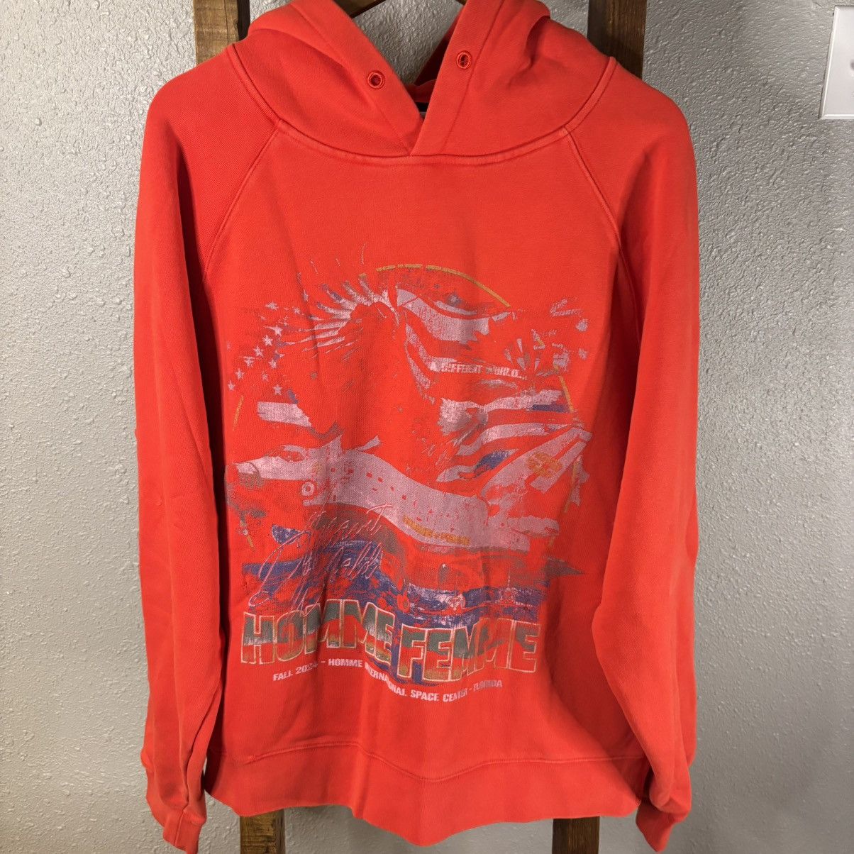 Homme + Femme La BEAND NEW Homme x Femme Space Ship Hoodie Size US L / EU 52-54 / 3 - 1 Thumbnail