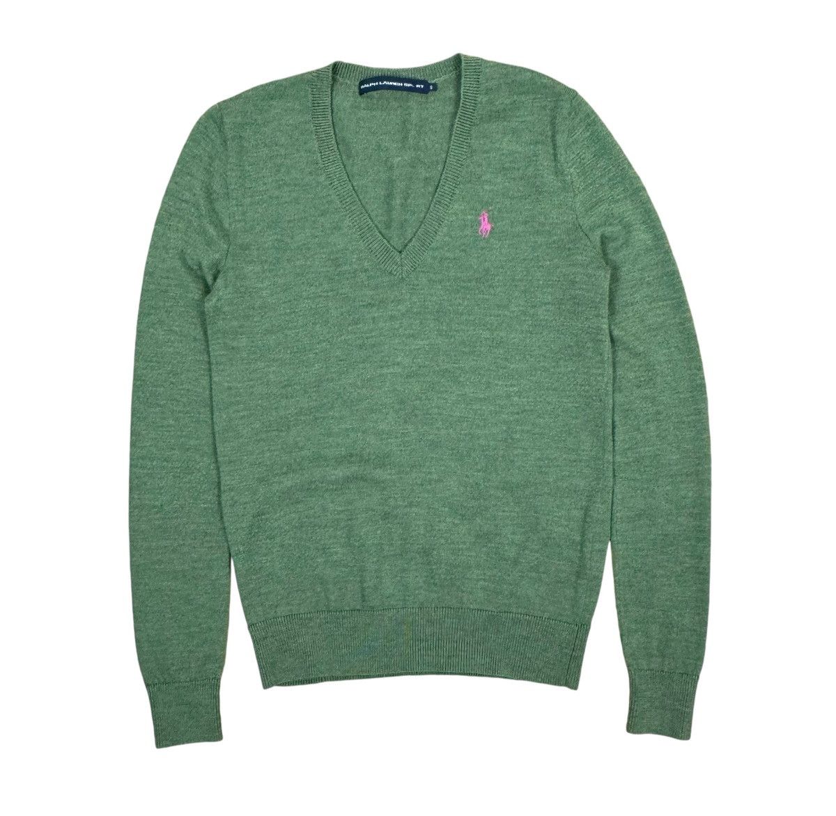 Ralph Lauren Sport Ralph Lauren Sport V-Neck Lana Wool Sweater size S Size S / US 4 / IT 40 - 9 Thumbnail