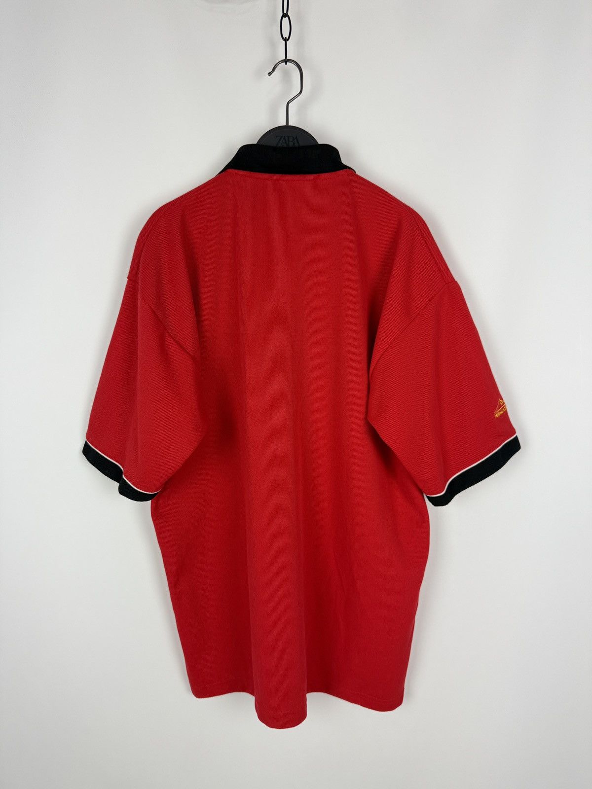 Ferrari 1996 Ferrari Michael Schumacher Formula Uno Logo Polo Shirt Size US XL / EU 56 / 4 - 6 Thumbnail