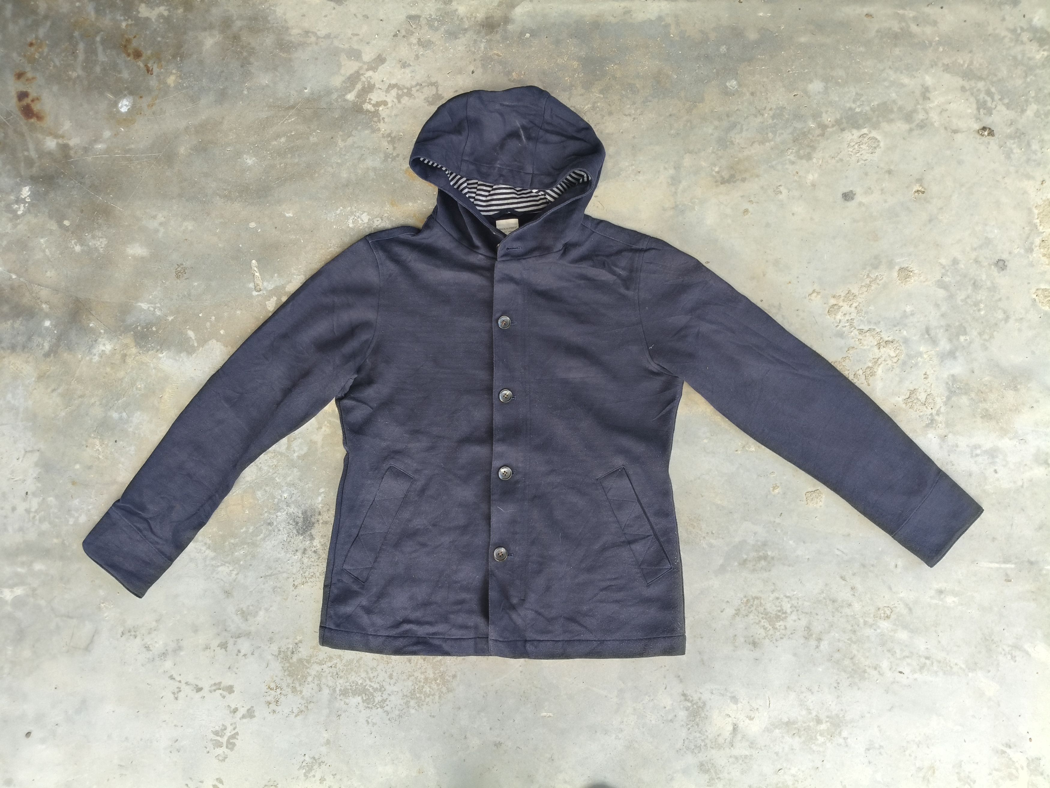 Japanese Brand Back Number Button Hoodie jacket Size L / US 10 / IT 46 - 3 Thumbnail