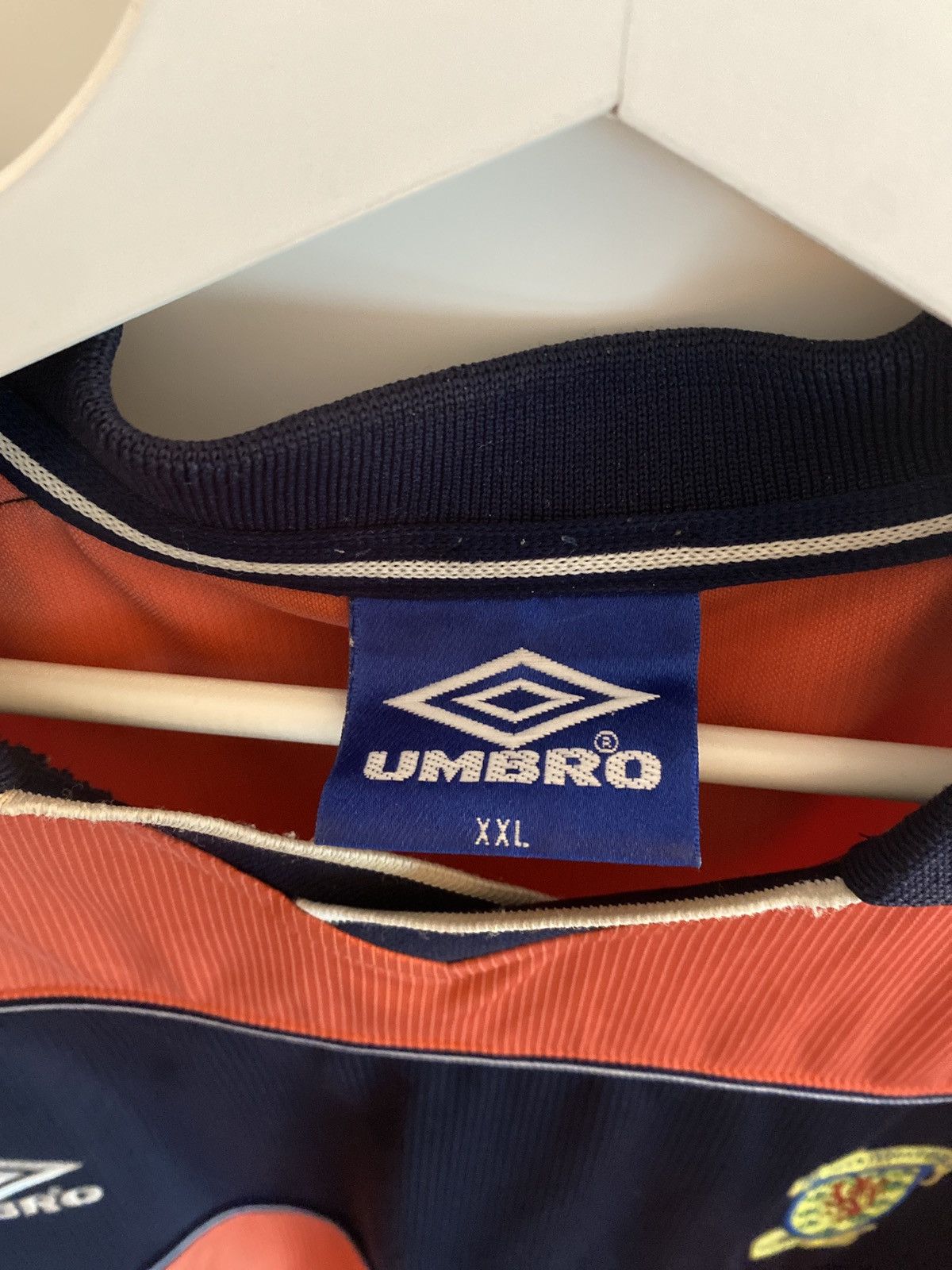 Umbro Scottland Away Kit 90s Football Size US XXL / EU 58 / 5 - 4 Thumbnail