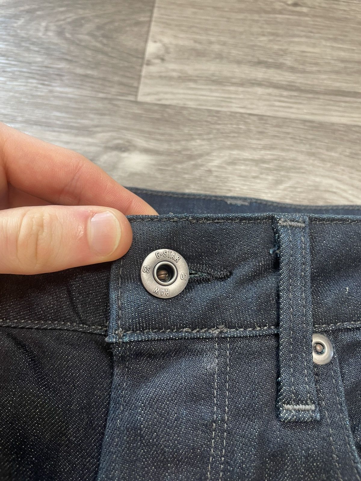 G-Star 29/34 Vintage G-Star Defend Straight Blue Denim Jeans Size US 29 - 9 Thumbnail