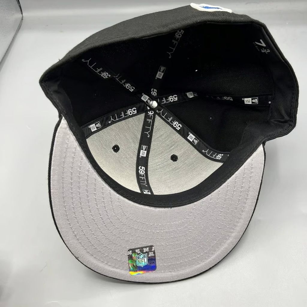 New Era Indianapolis Colts Hat Men 7 3/4 59Fifty New Era NFL Fitted Size ONE SIZE - 5 Thumbnail