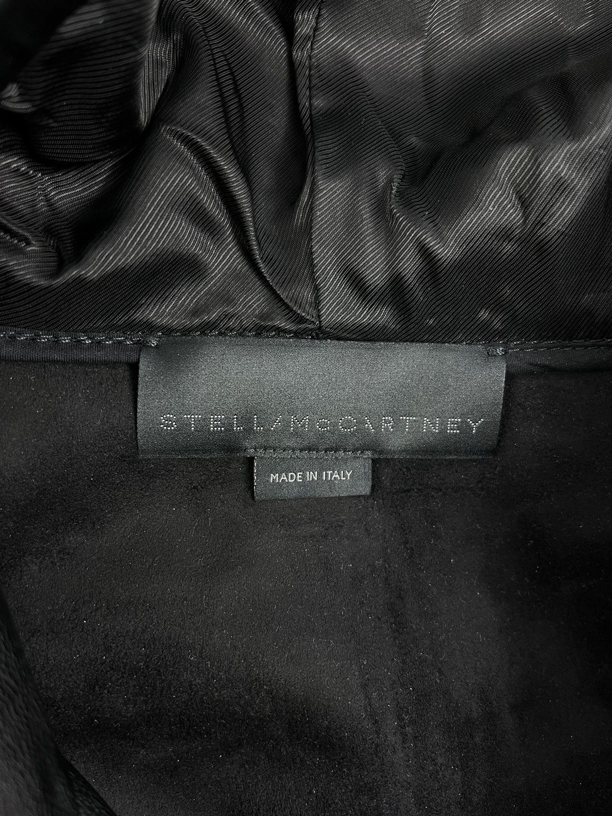 Stella McCartney VEGAN LEATHER HALF ZIP WINDBREAKER JACKET Size US XL / EU 56 / 4 - 3 Thumbnail