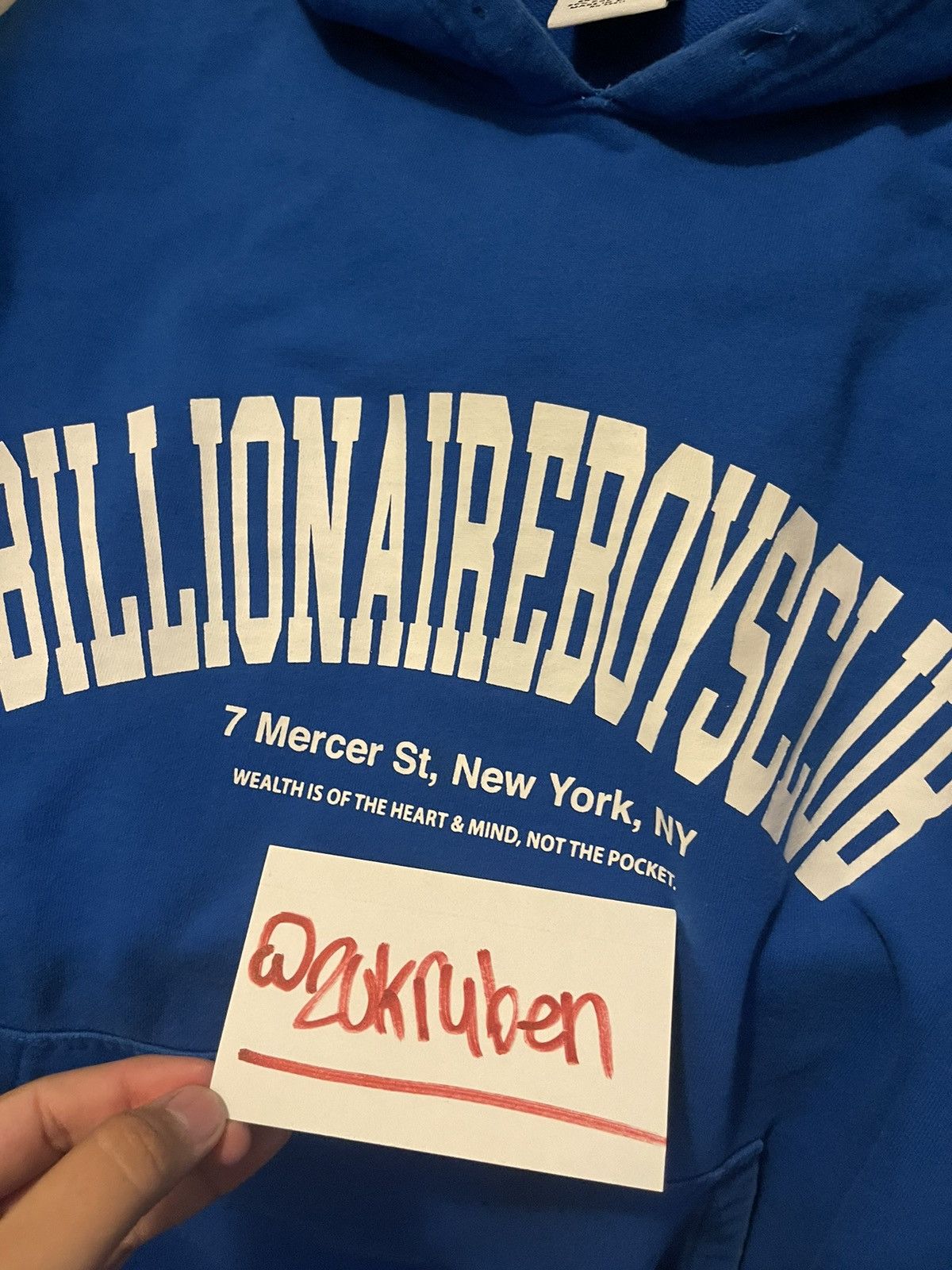 Billionaire Boys Club Billionaire Boys Club Hoodie Blue XXL Size US XXL / EU 58 / 5 - 2 Thumbnail