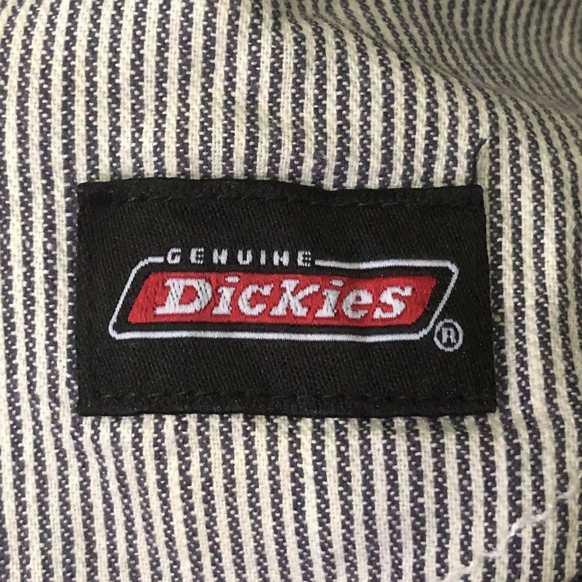 Dickies Selvedge hickory stripe work wear button up shirt