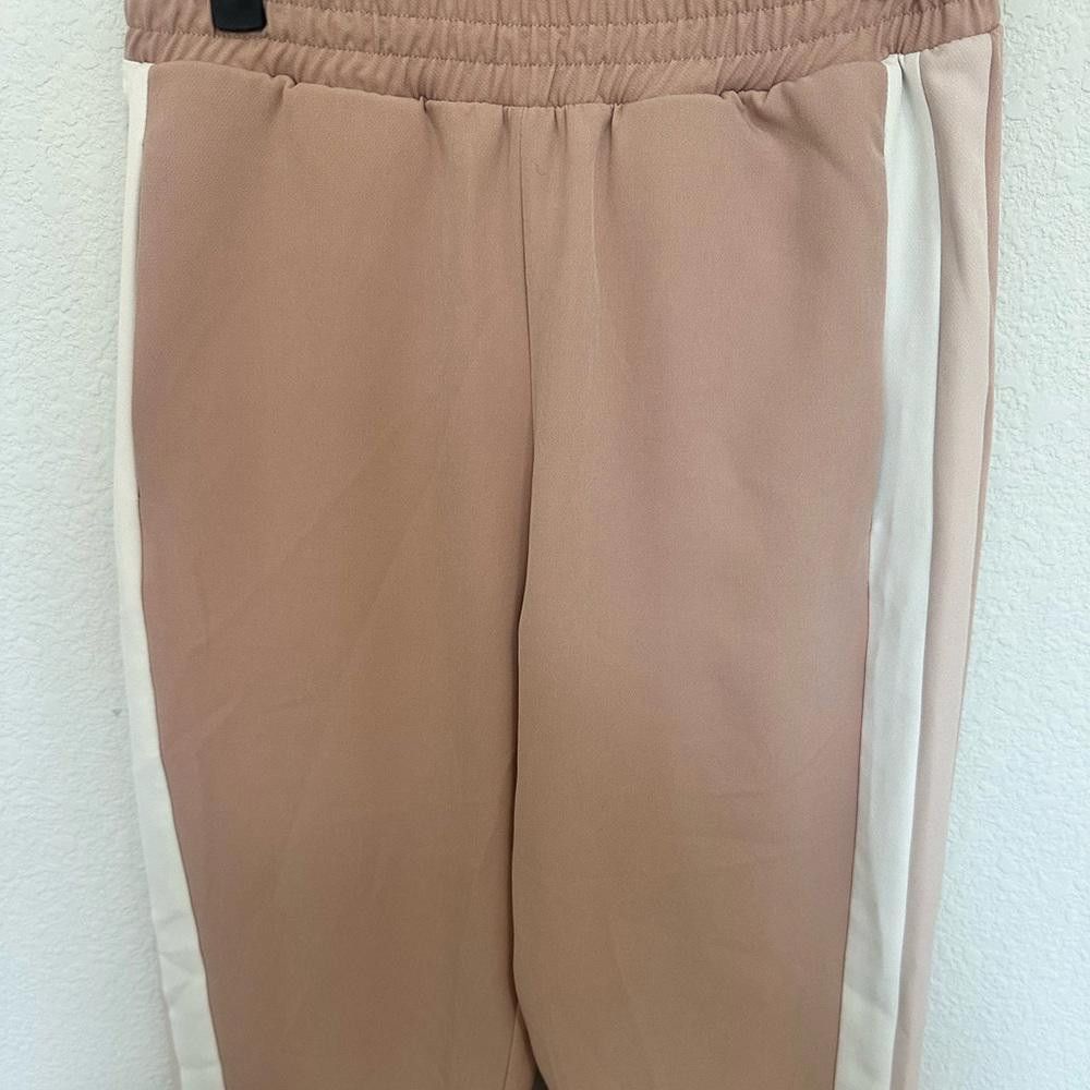 Zara ZARA Side Stripe Track Pant Jogger Millennial Pink White XS Size 26" / US 2 / IT 38 - 5 Thumbnail