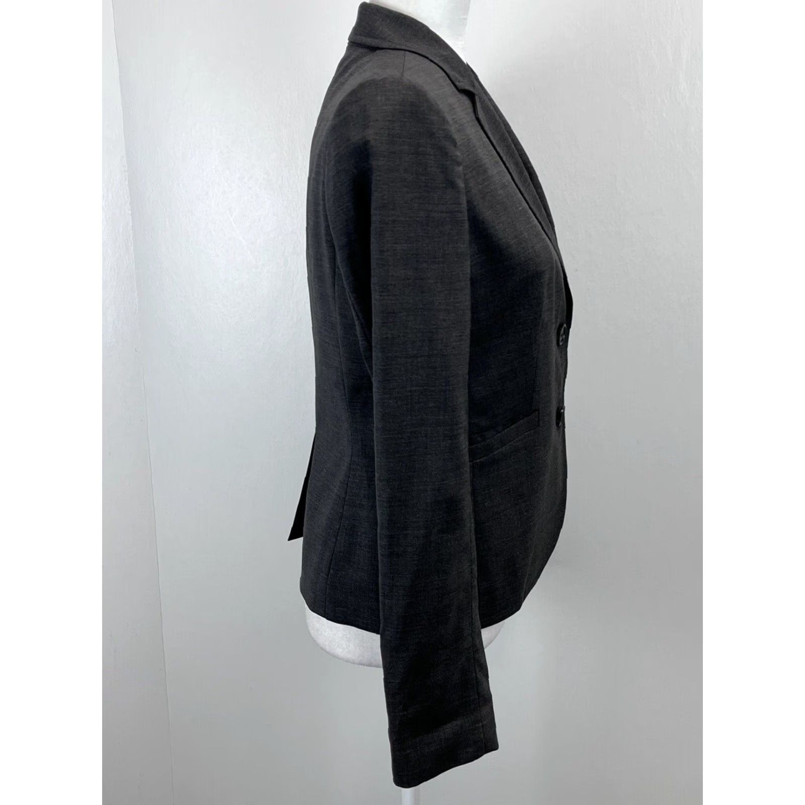 J.Crew J. Crew Women's Gray Wool Blend Blazer Jacket Size 4 Size S / US 4 / IT 40 - 4 Thumbnail