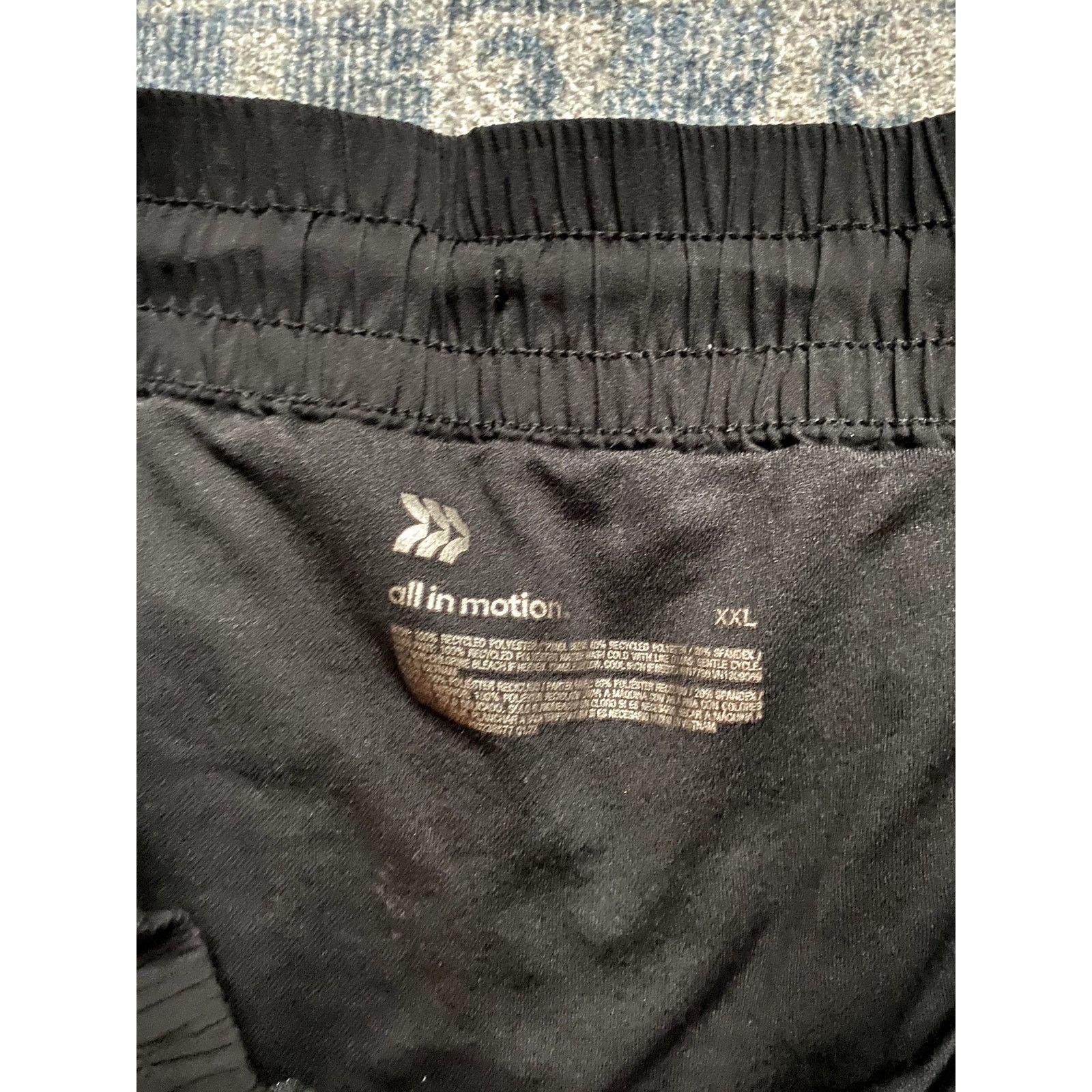 Other All in Motion Black Gym Shorts XXL Lounge Clean Girl Comfy Size 33" - 2 Thumbnail