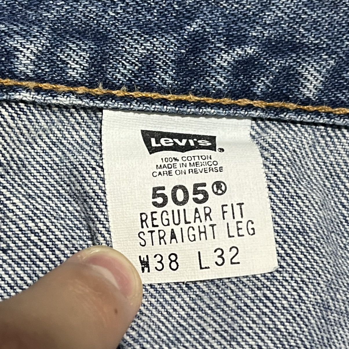 Levi's Vintage 90s Levi's 505 Straight Leg Grunge Skater Jeans Size US 36 / EU 52 - 6 Thumbnail