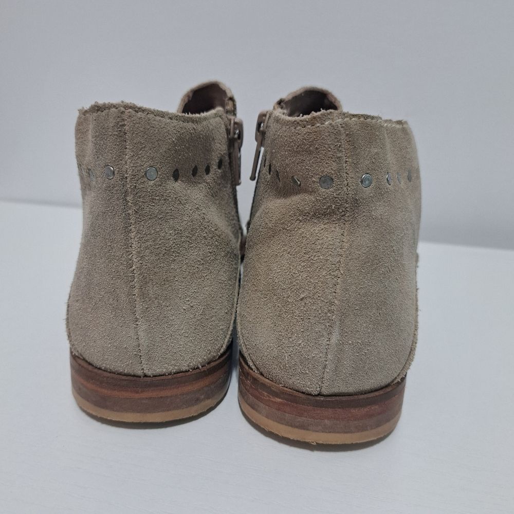Free People Free People Aquarian Studded Leather Distressing Suede Ankle Boots Taupe Size 6 Size US 6 / IT 36 - 12 Thumbnail