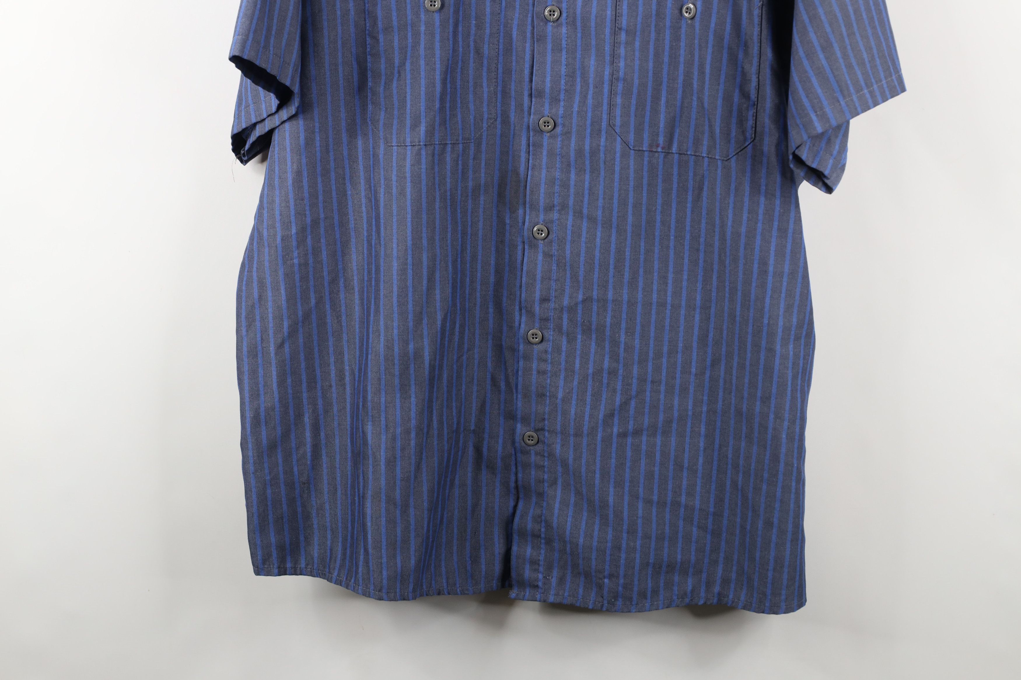 Vintage Vintage 90s Streetwear Workwear Mechanic Button Shirt Size US XL / EU 56 / 4 - 3 Thumbnail