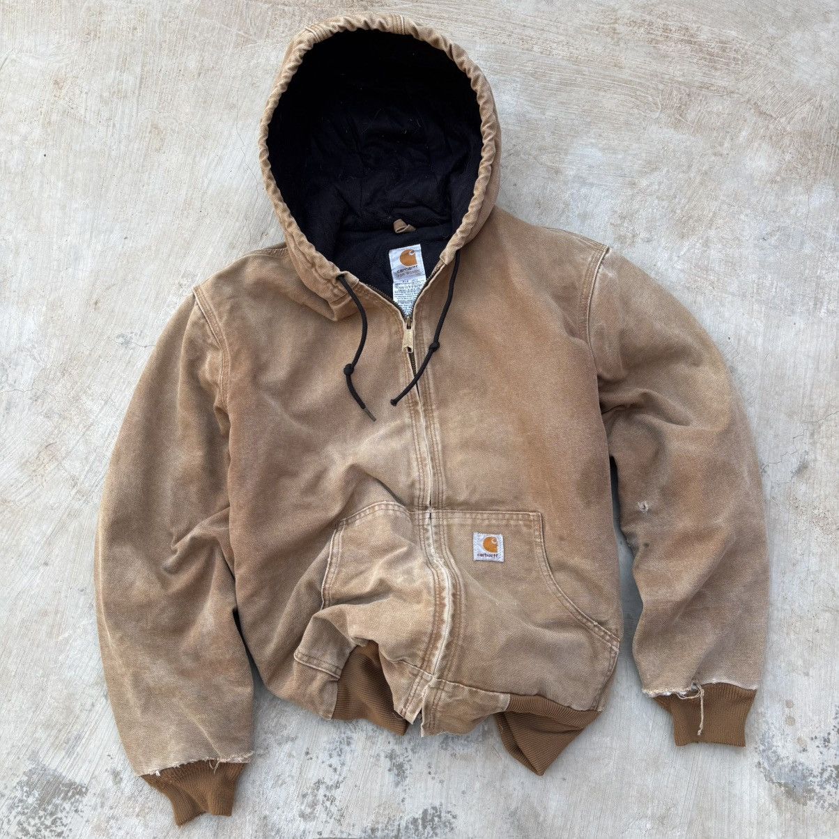 Carhartt Vintage Sunfaded Carhartt Active Jacket WJ130 BRN Size US M / EU 48-50 / 2 - 1 Thumbnail