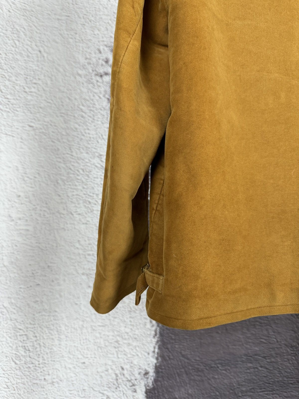 Vintage Vintage 70s 80s light brown cotton bomber aviator jacket Size US L / EU 52-54 / 3 - 12 Thumbnail