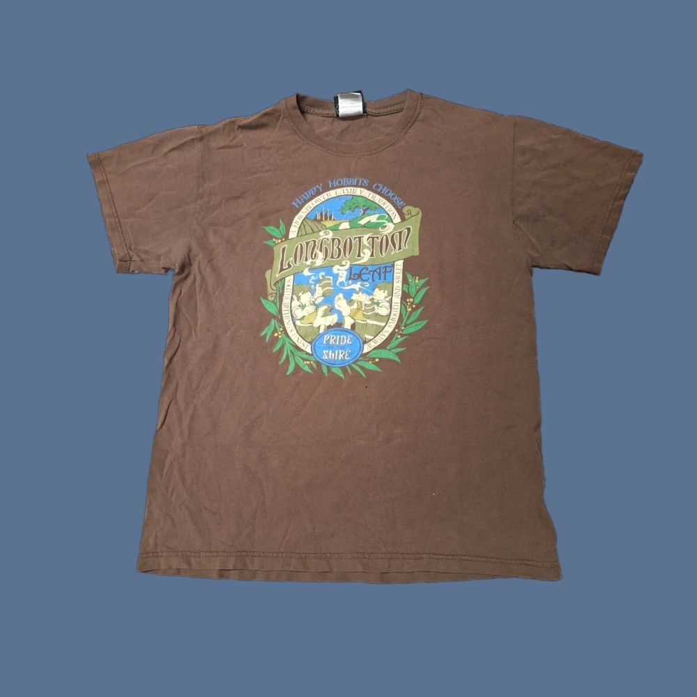 Etro Jinx Hobbit Pride Shire Long Bottom Leaf Beer Retro Shirt M Mens Brown Short Sleeve T-Shirt Size US M / EU 48-50 / 2 - 1 Thumbnail