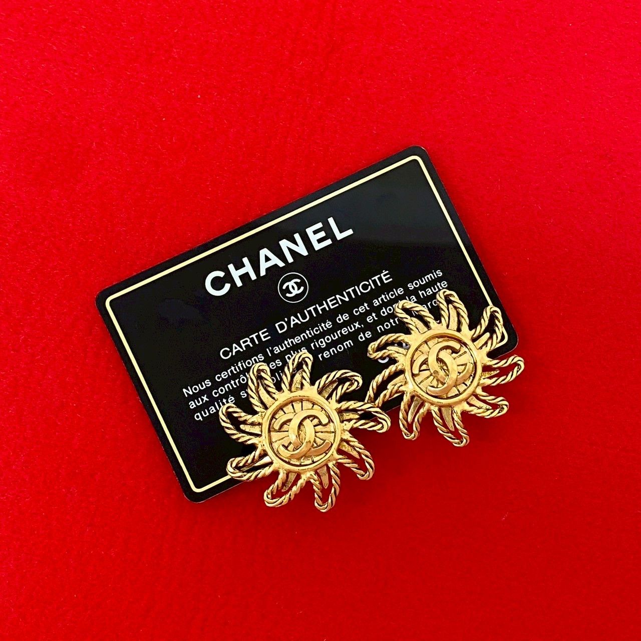 Chanel Chanel Chanel Coco Mark Earrings Metal Earrings DUTY FREE for USA Size ONE SIZE - 1 Thumbnail