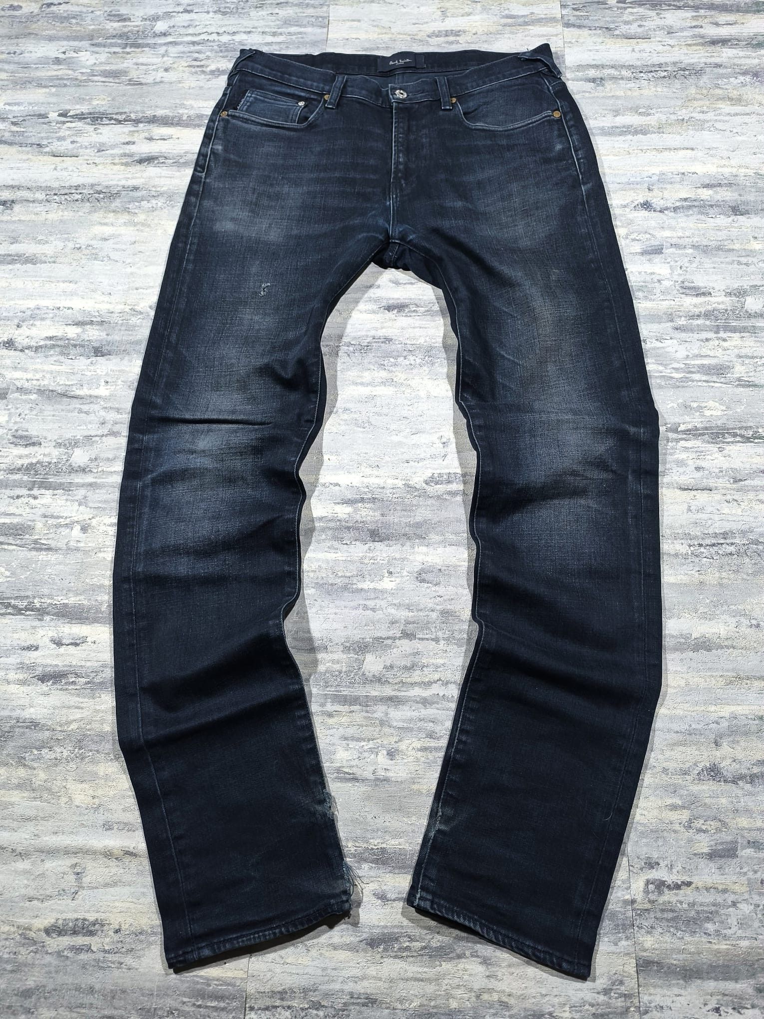 Paul Smith PAUL SMITH INDIGO FADED SLIM JEANS THE HELLP INDIE SLEAZE Size US 32 / EU 48 - 1 Thumbnail