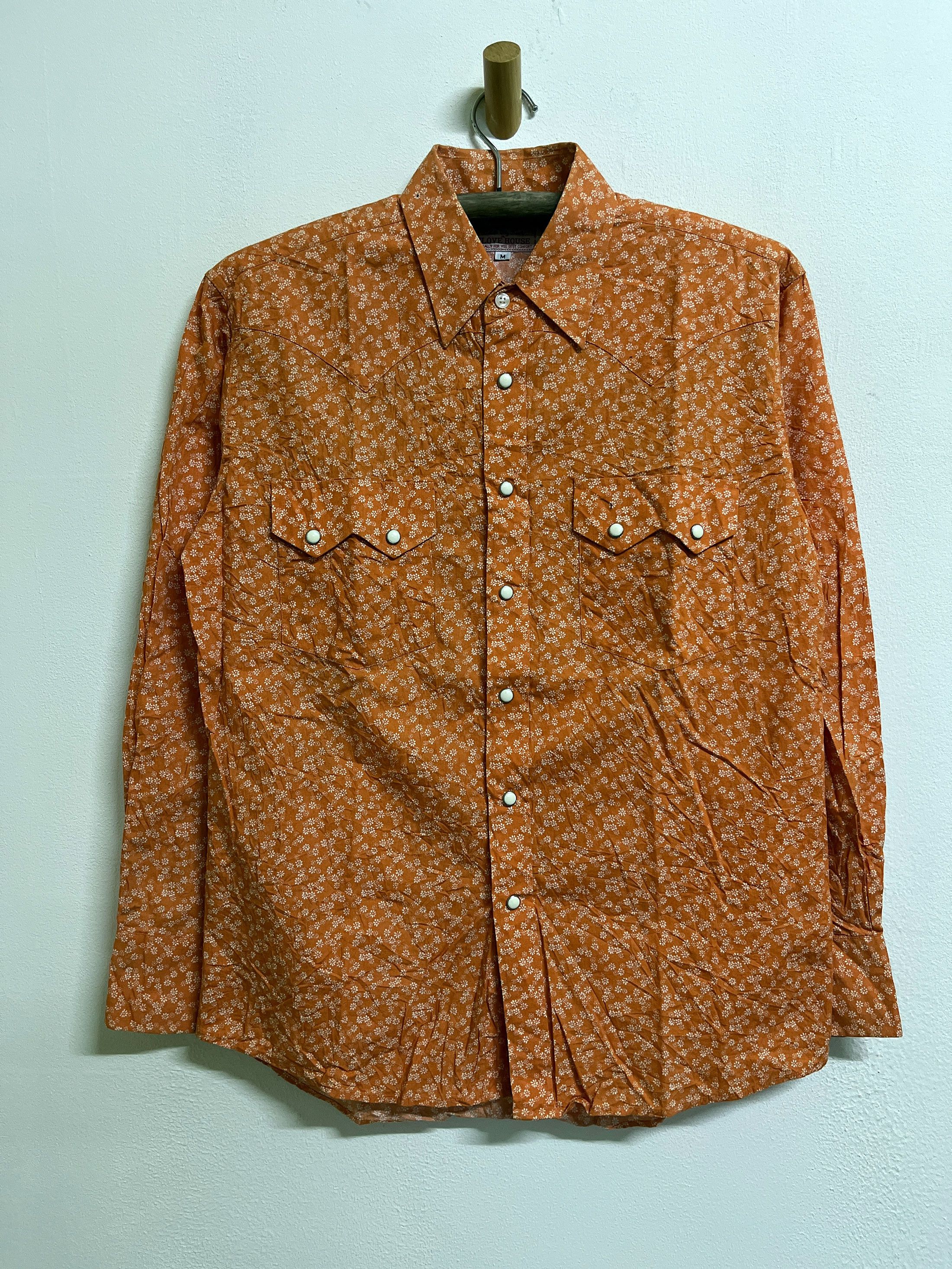 Japanese Brand Vintage Glove House Pearl Snap Flat Head Inspired Size US M / EU 48-50 / 2 - 1 Thumbnail