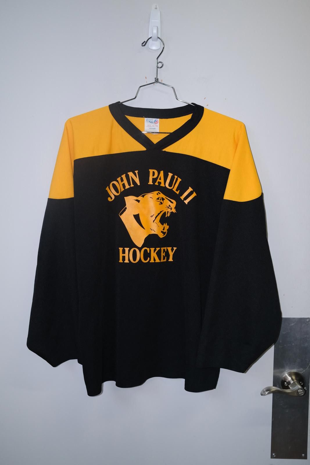 Other 90's Athletic Knit John Paul II Hockey Hockey Jersey Size US XL / EU 56 / 4 - 1 Thumbnail