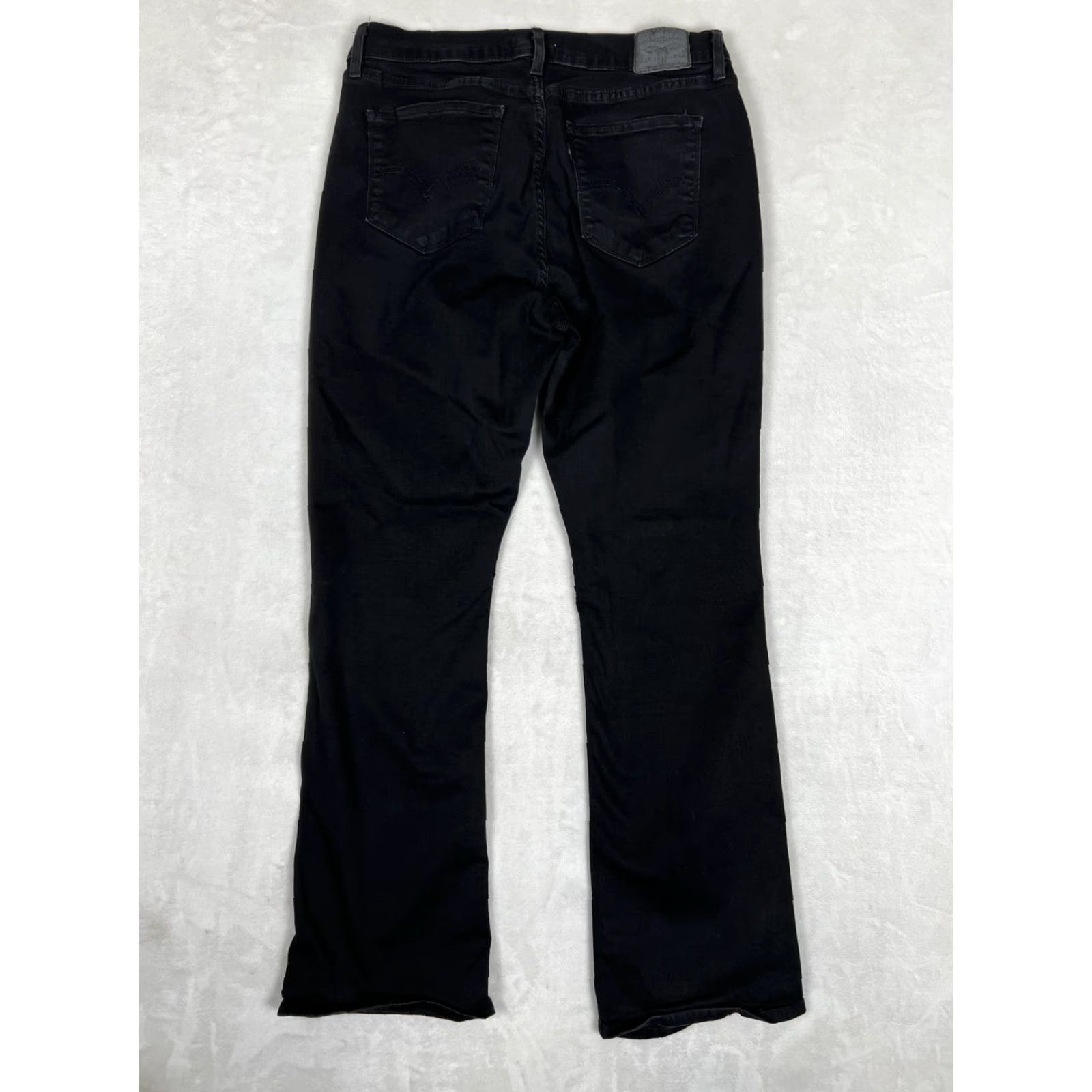 Levi's Levis 517 Jeans Men Bootcut Denim Black 14 Regular Stretch Pockets Zip Fasten Womens? Size 36" / US 14 / IT 50 - 6 Thumbnail