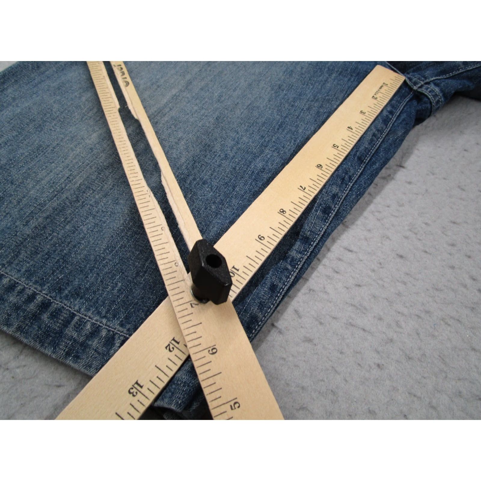 Vintage VINTAGE PACO Denim Shorts Carpenter Style 34 Men Blue 13" Inseam 5-Pocket Workwear 90s Grunge Mens Size US 34 / EU 50 - 3 Thumbnail