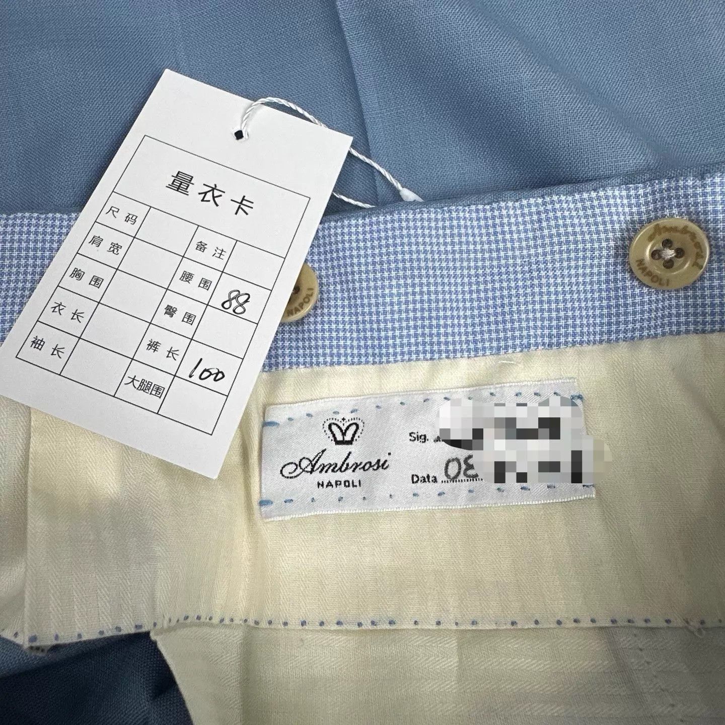 Other Sartoria Pirozzi Napoli Bespoke Suit 48-50 (Ambrosi) Size 48R - 9 Thumbnail