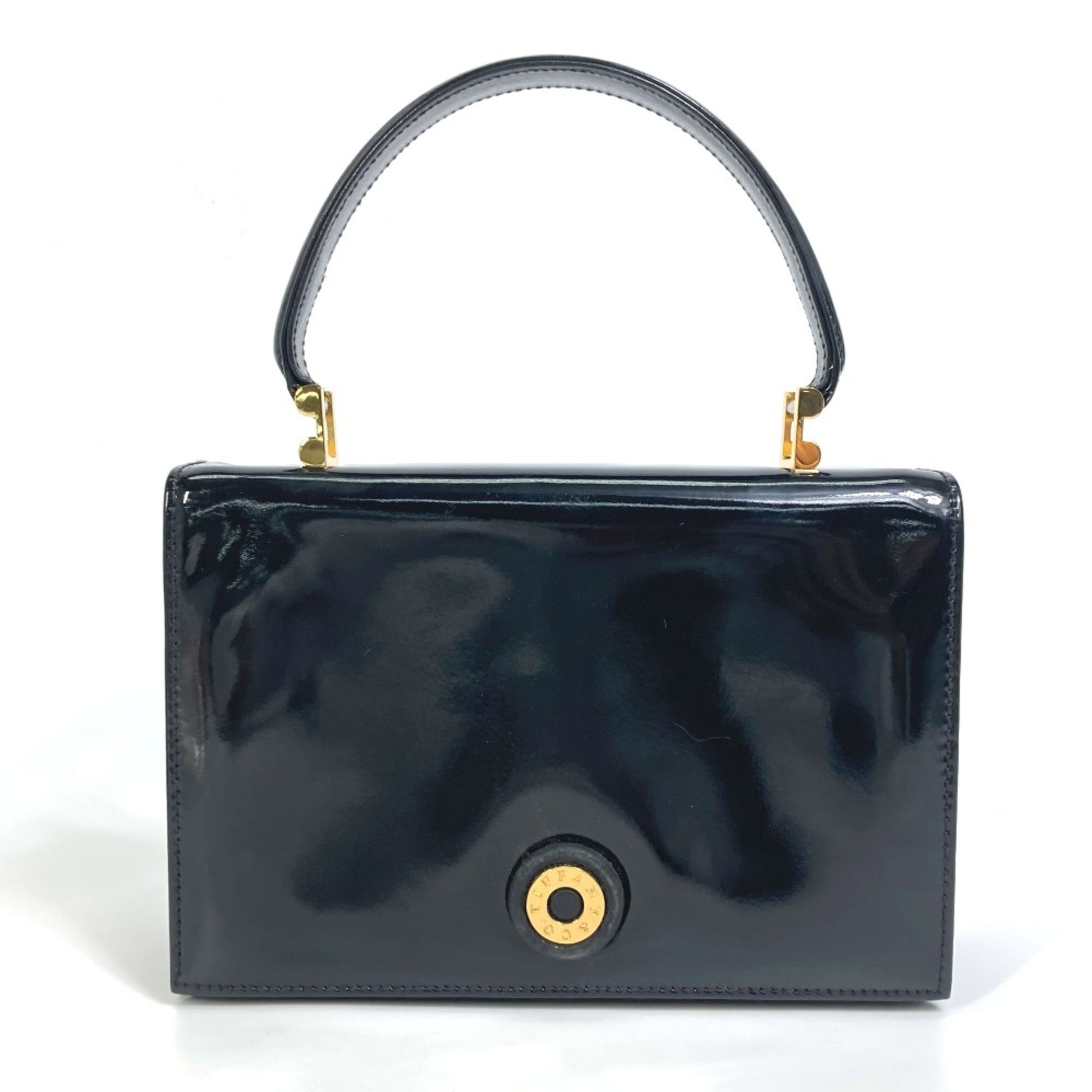 Tiffany & Co. TIFFANY&Co. Circle logo bag vintage Hand Bag Black Size ONE SIZE - 1 Thumbnail