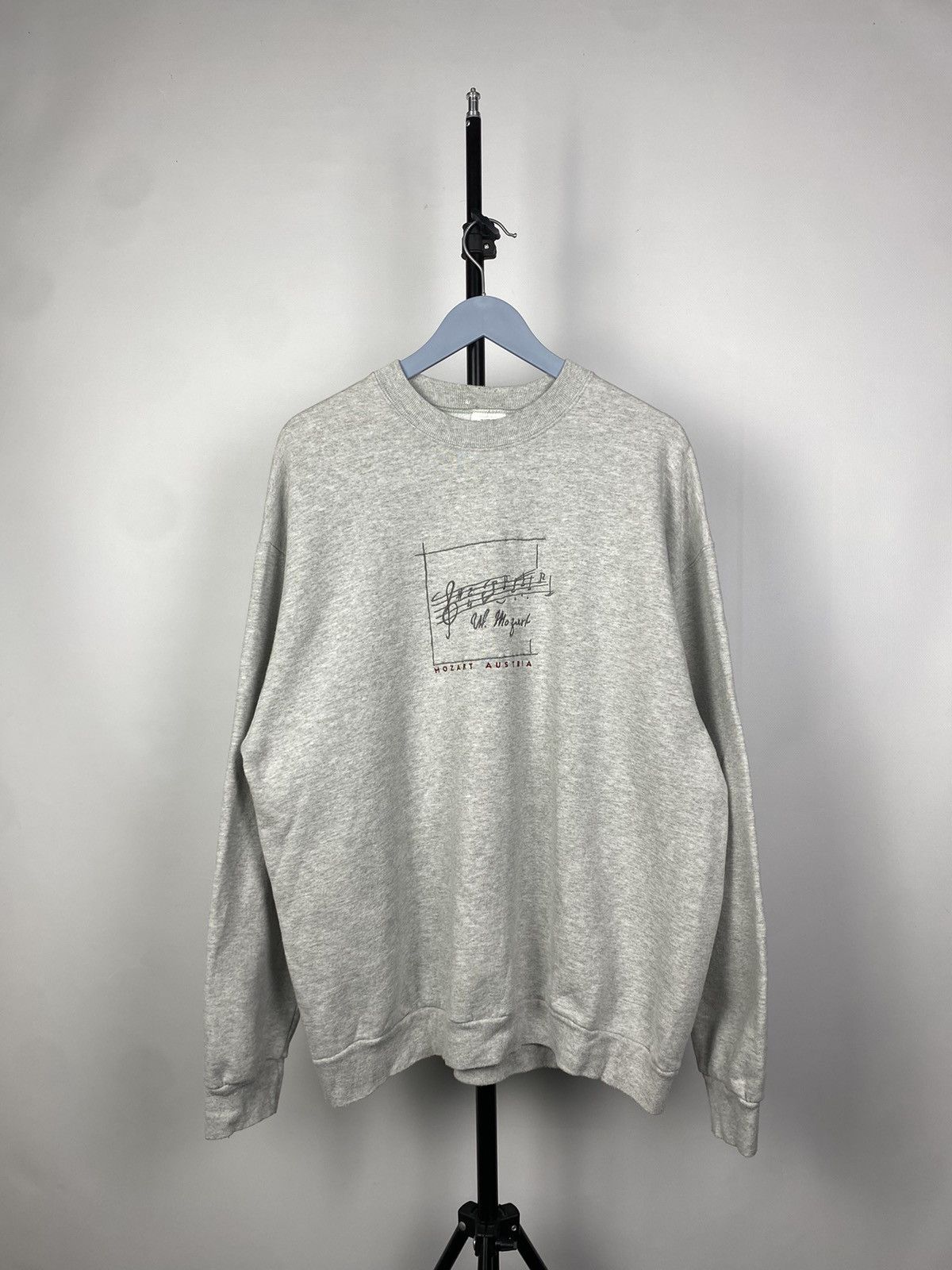 Vintage Vintage 90s rare Mozart music composer Sweatshirt Size US L / EU 52-54 / 3 - 1 Thumbnail