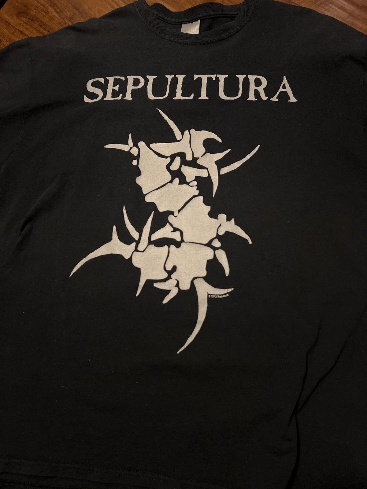 Band Tees VINTAGE SEPULTURA CLASSIC LOGO TEE metal Size US XL / EU 56 / 4 - 4 Thumbnail
