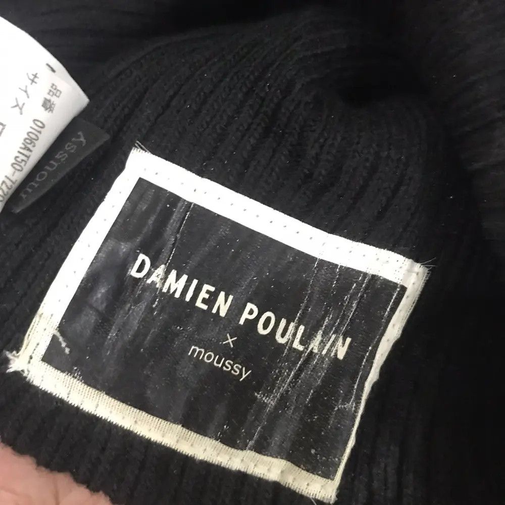 Japanese Brand × MOUSSY × Vintage Damien Poulain x Moussy Plain Beanie Hat Size ONE SIZE - 6 Thumbnail