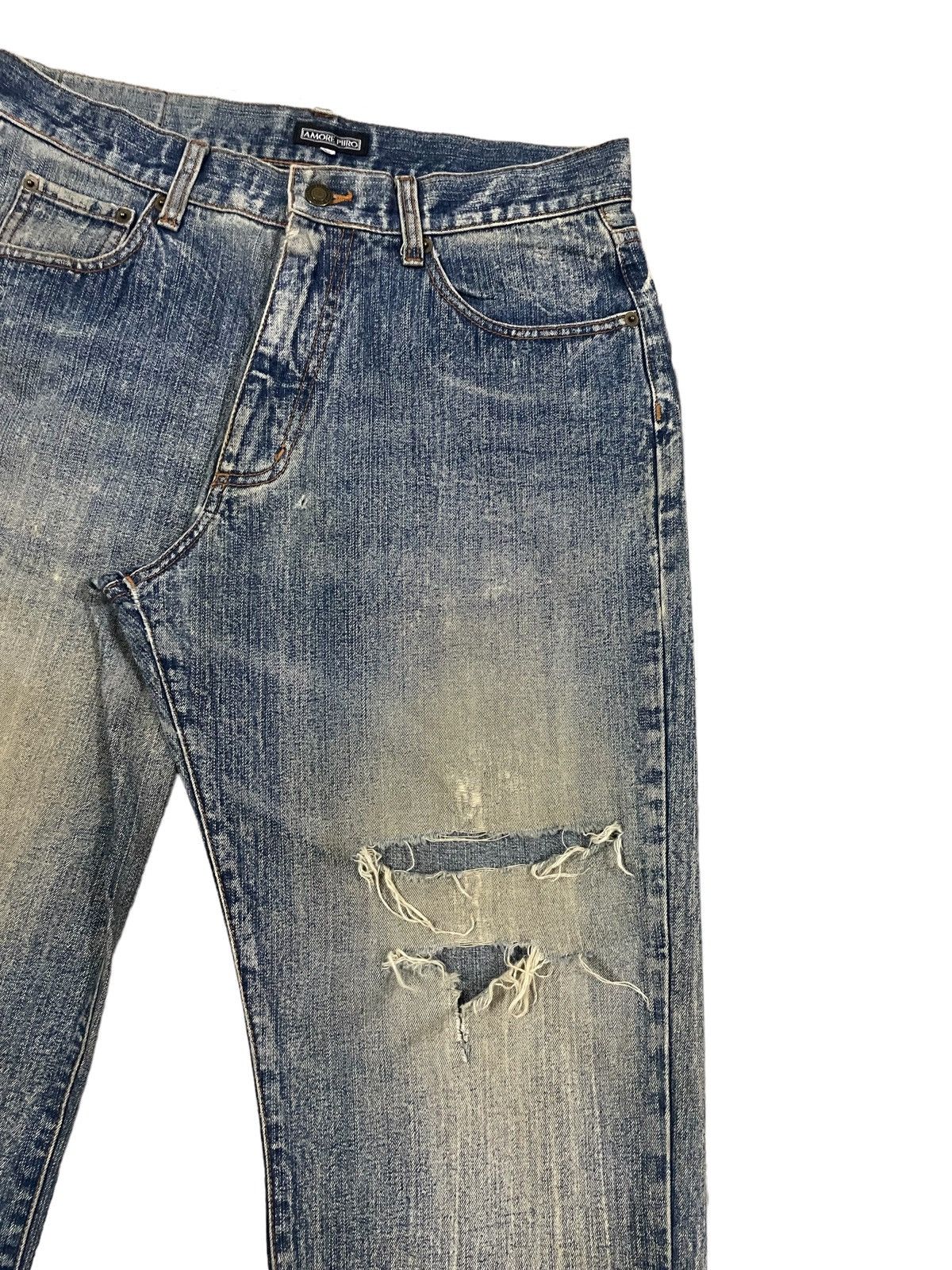 Hysteric Glamour Vintage Japanese Streetwear Ripped Baggy Mud Washed Jeans Size US 32 / EU 48 - 6 Thumbnail