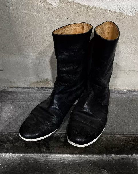 Number (N)ine Number (N)ine 2002SS “Modern Age” Leather Boots Size US 8 / EU 41 - 7 Thumbnail