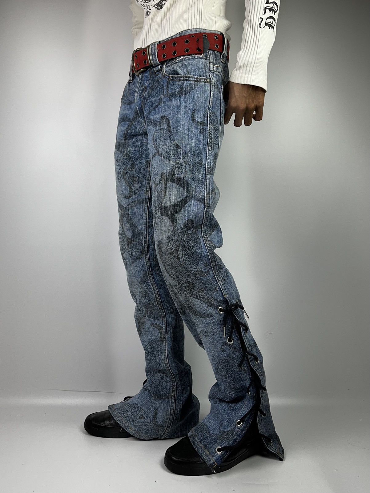 Lace up flare nicole club f men ifsixwasnine lgb style