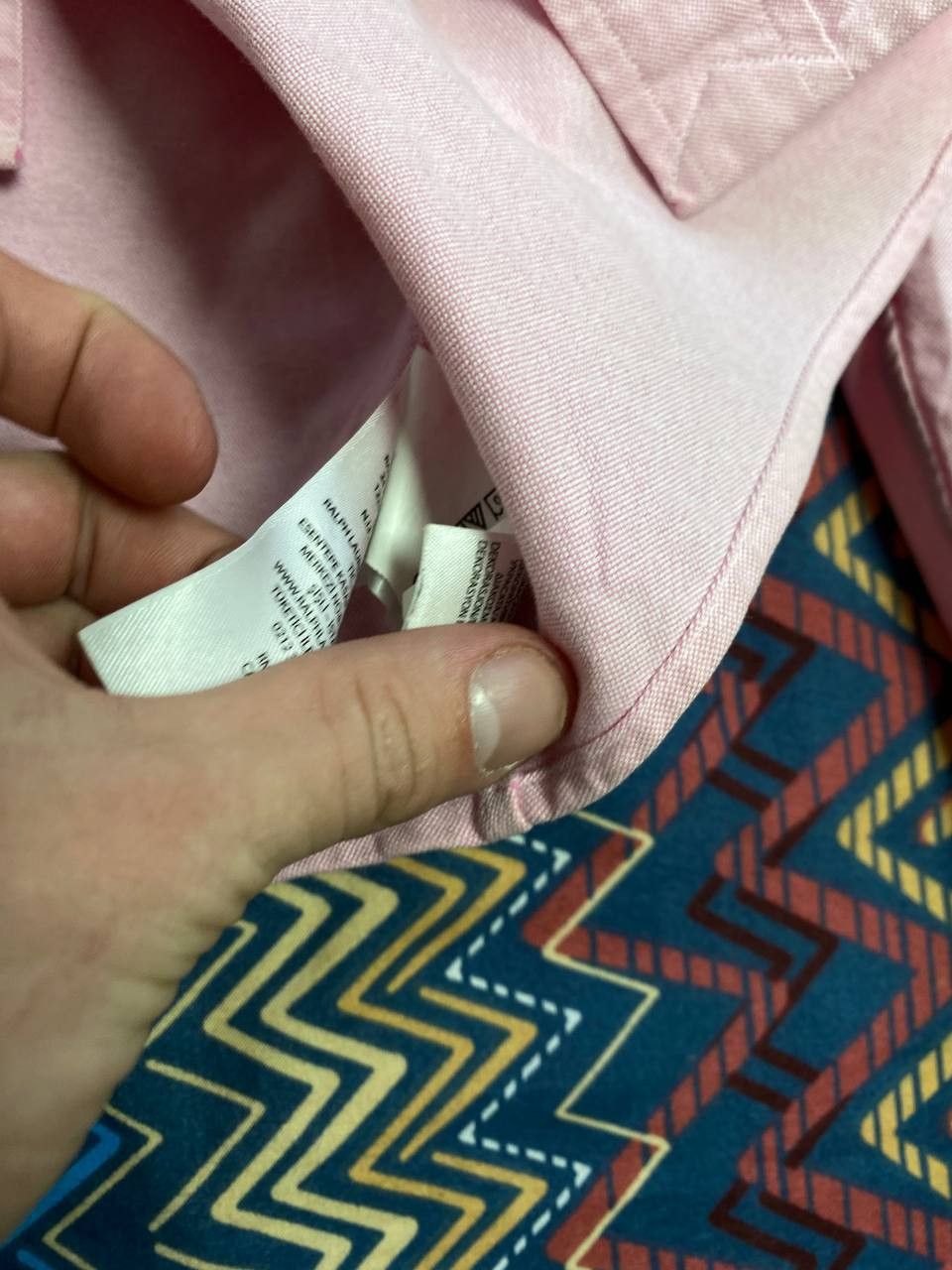 Ralph Lauren Vintage Y2K shirt Ralph Lauren Custom fit pink streetwear Size US L / EU 52-54 / 3 - 6 Thumbnail