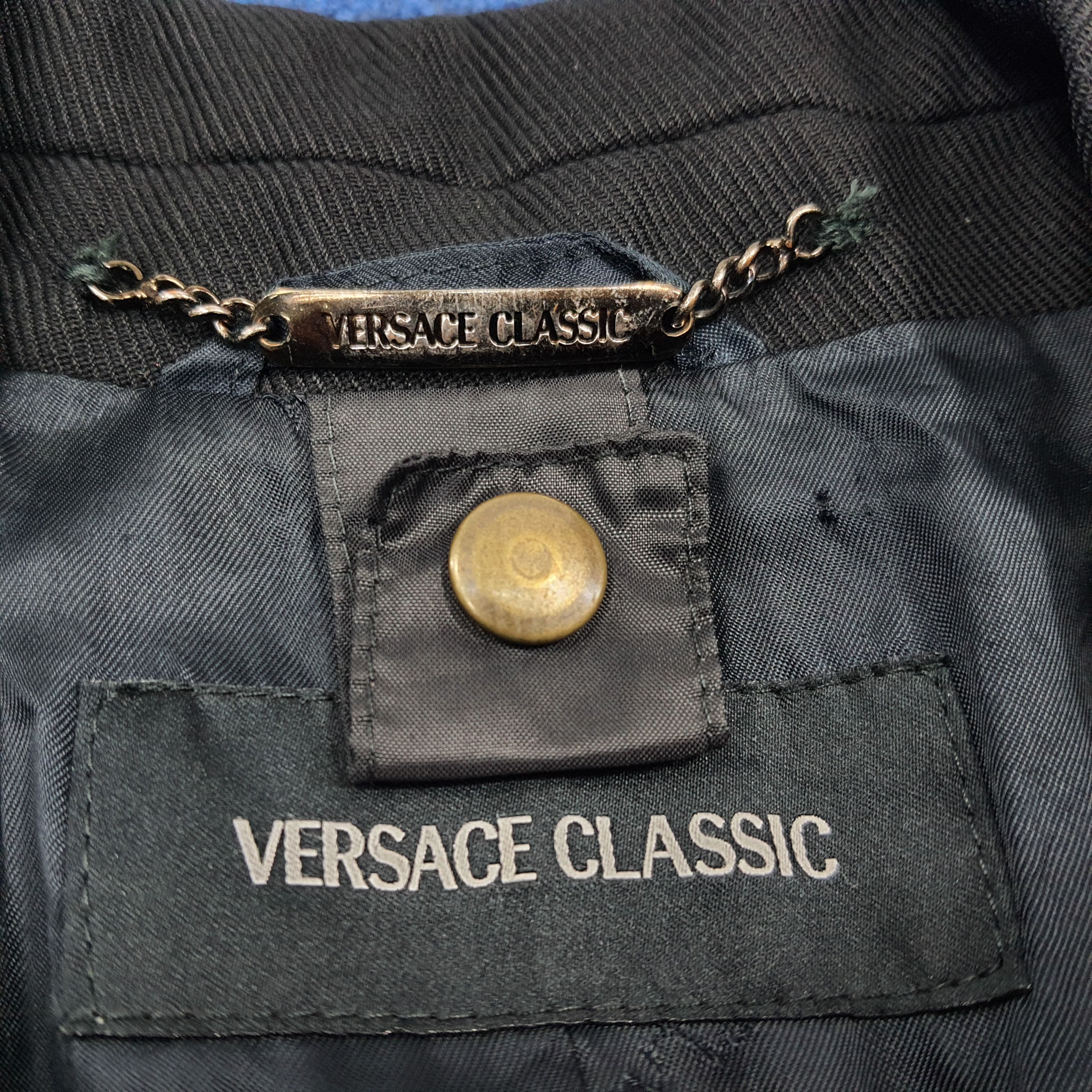 Versace × Vintage Vintage Versace Classic Trench Jacket Size US M / EU 48-50 / 2 - 4 Thumbnail