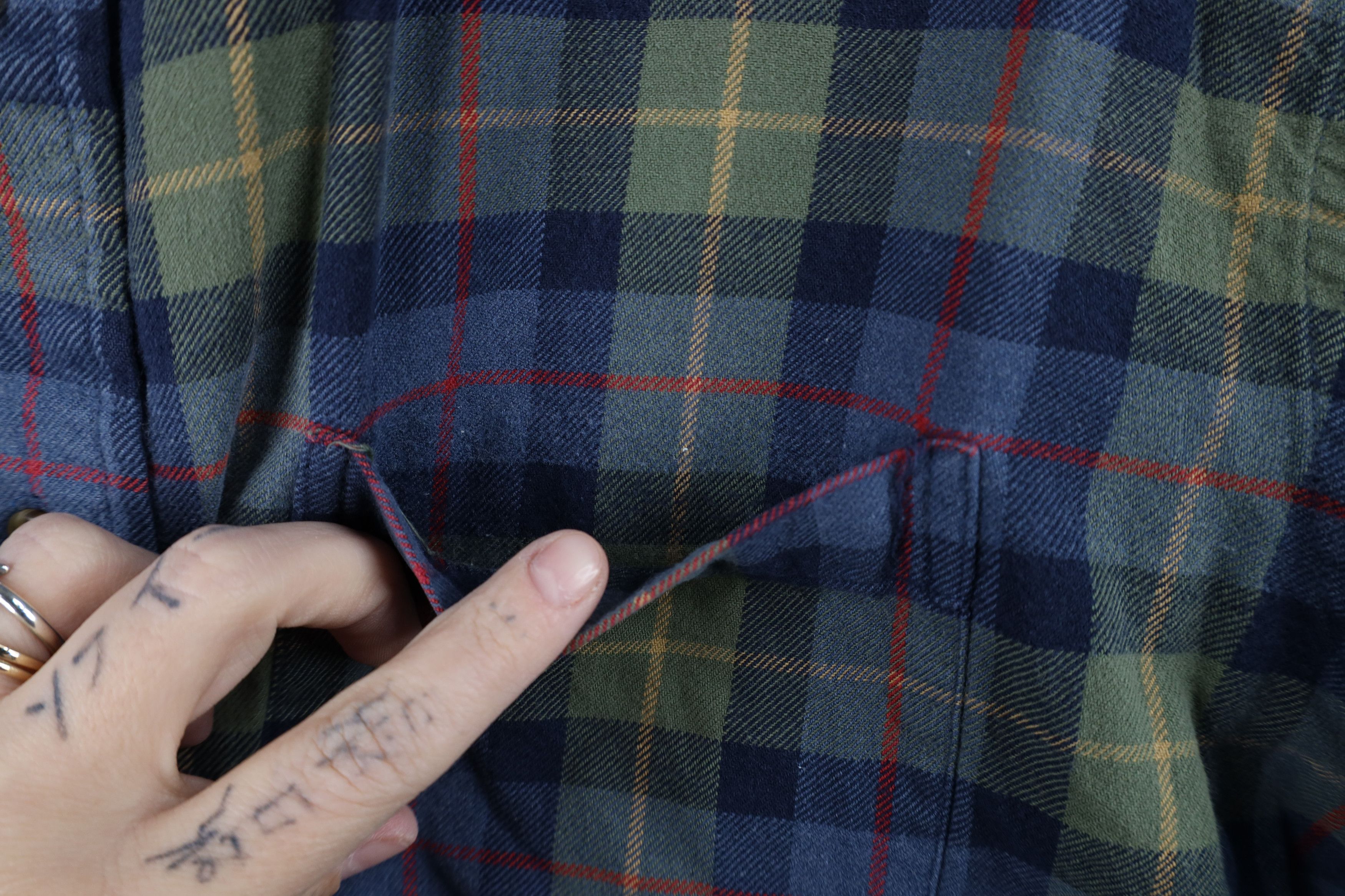 Lands' End Vintage 90s Lands End Collared Button Down Shirt Plaid Size US M / EU 48-50 / 2 - 6 Thumbnail