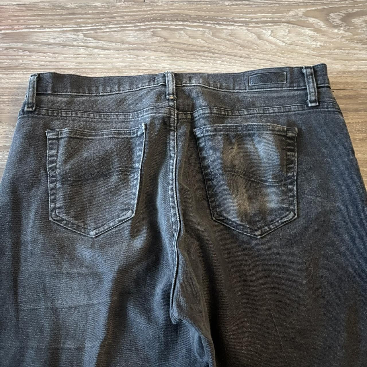 Vintage Crazy Vintage Y2K/2000s Grunge Black Skater Denim Jeans! 36x30 Size US 36 / EU 52 - 7 Thumbnail
